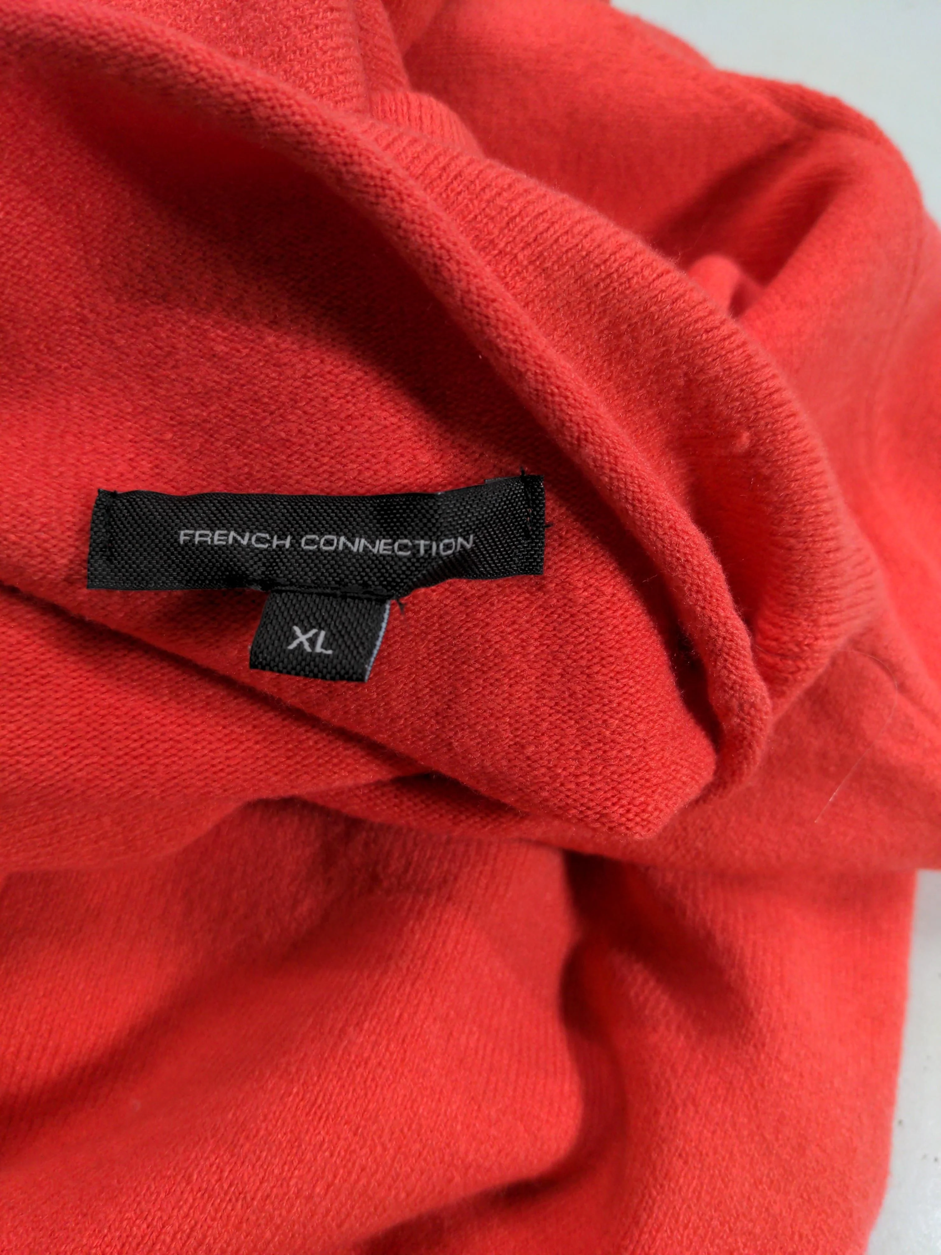 French Connection Jumper Midi Dress XL in Orange - Image 5
