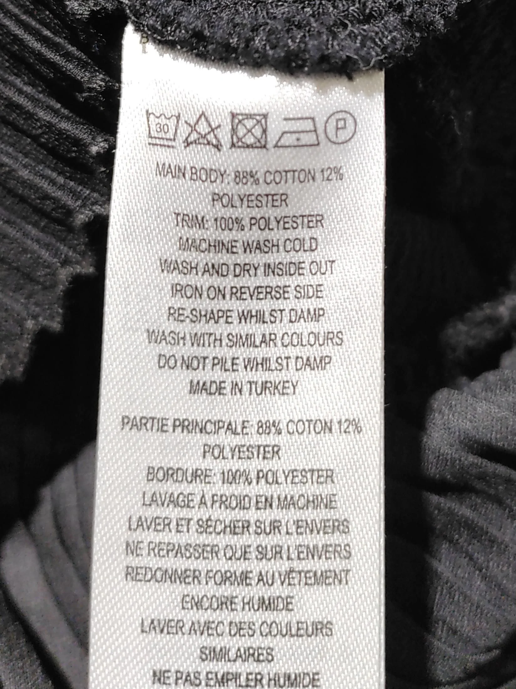 French Connection Jumper Mini Dress UK10 in Black - Image 6