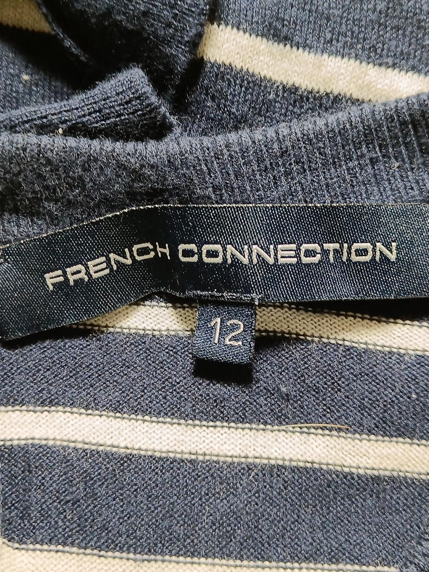 French Connection Jumper Mini Dress UK12 in Blue - Image 7