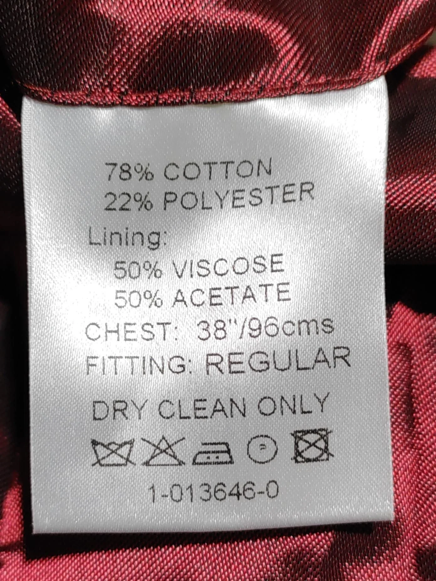 French Connection Men's Coat Chest: 38 in Grey Cotton - Image 6