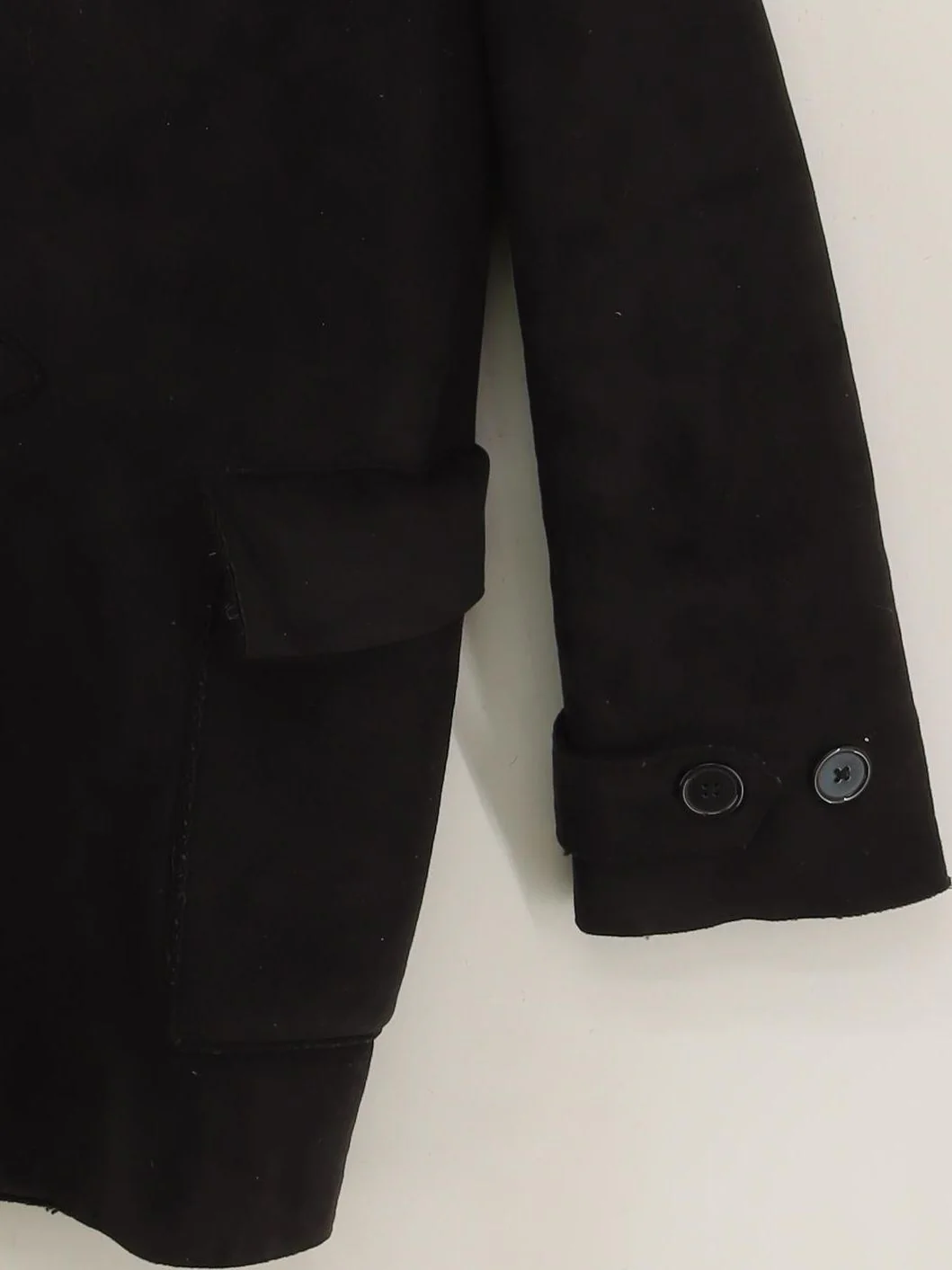 French Connection Men's Coat XL Black Polyester with Acrylic Overcoat - Image 4