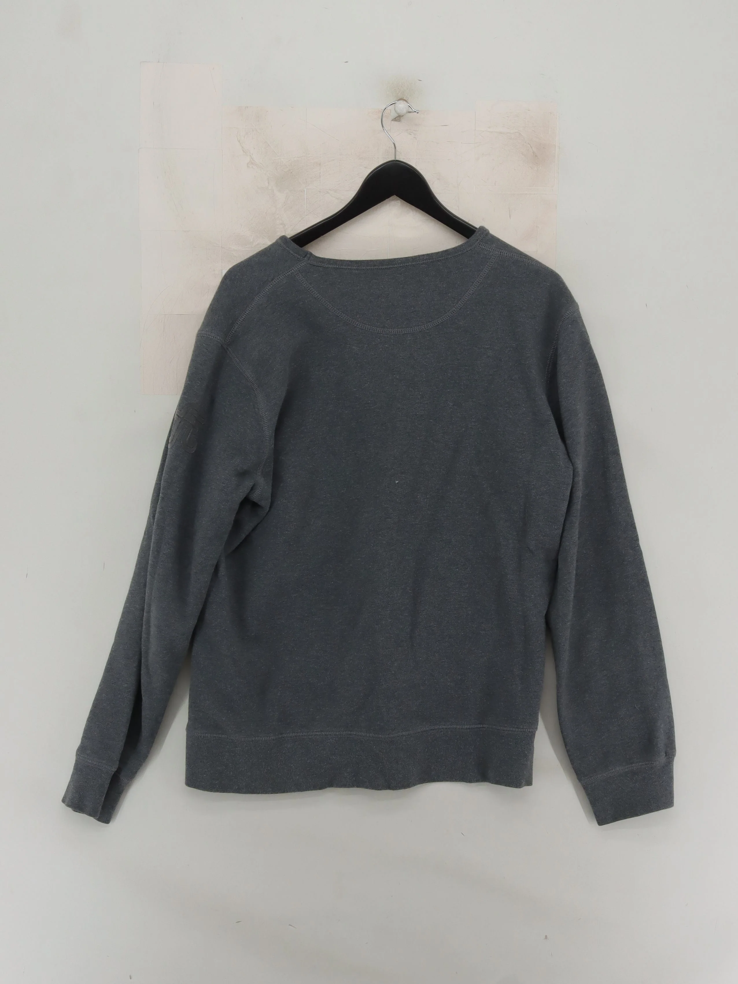 French Connection Men's Hoodie M Grey 100% Cotton Pullover - Image 2