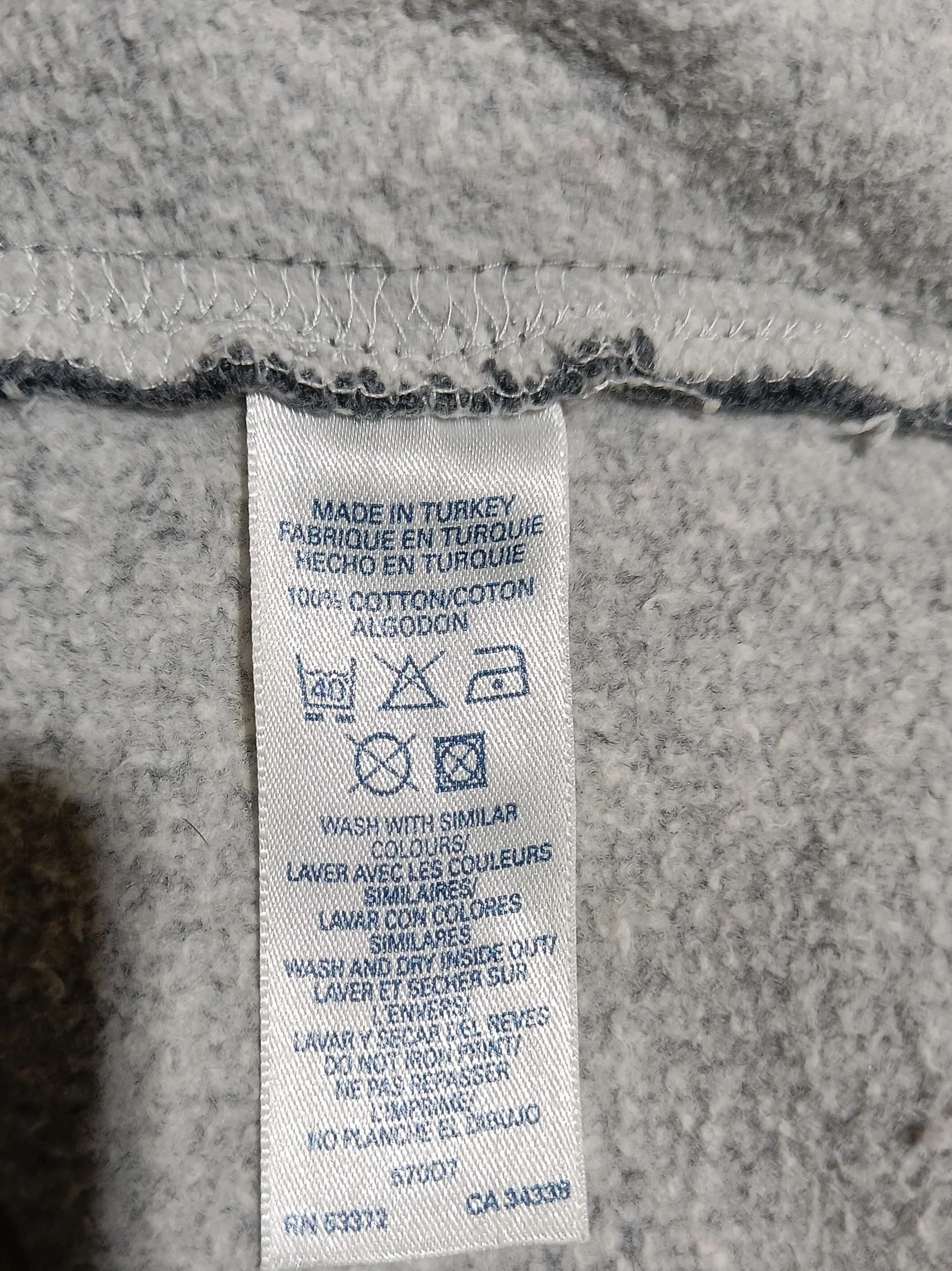 French Connection Men's Hoodie M Grey 100% Cotton Pullover - Image 6
