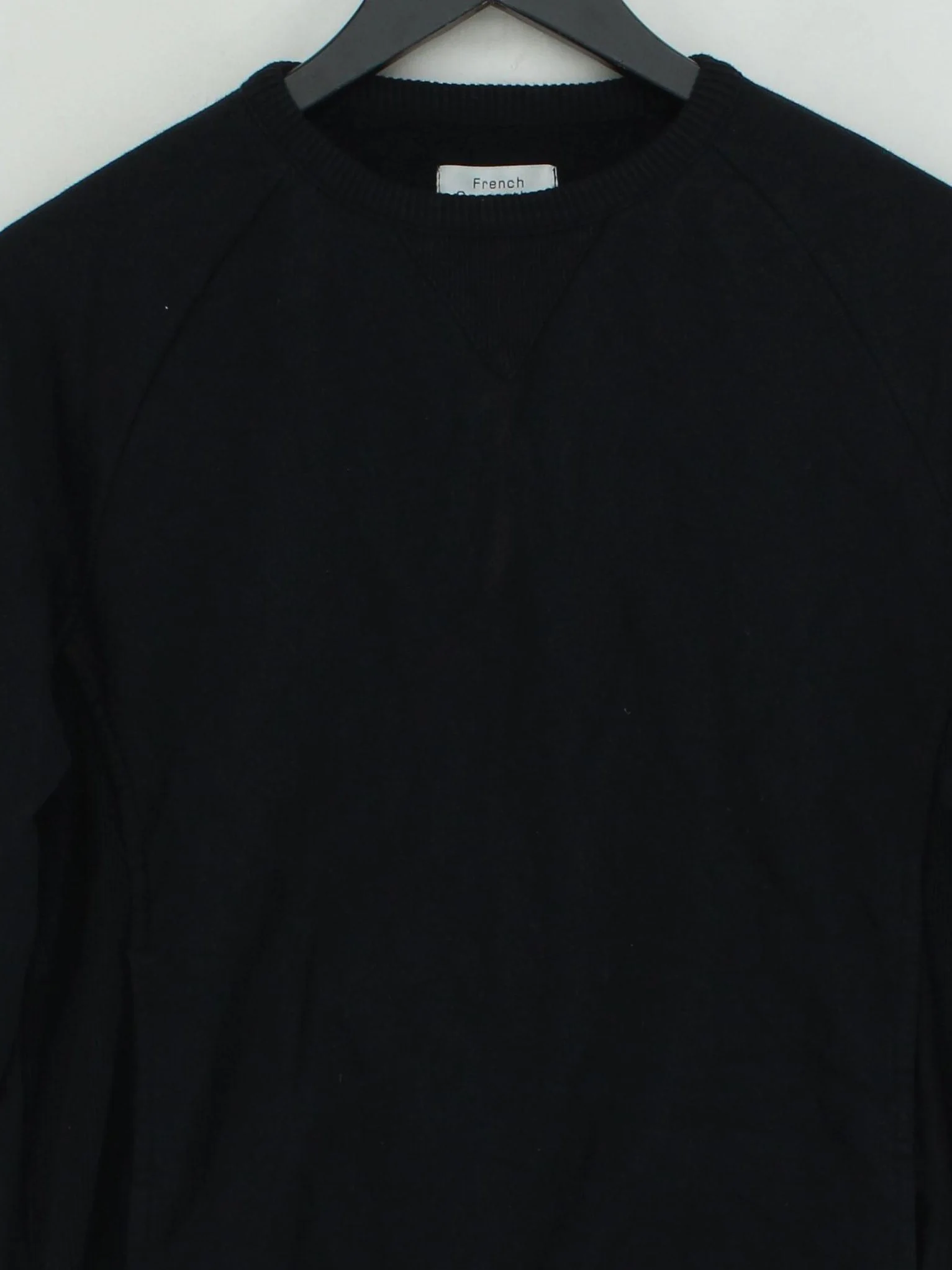 French Connection Men's Hoodie S Black 100% Cotton Pullover - Image 3