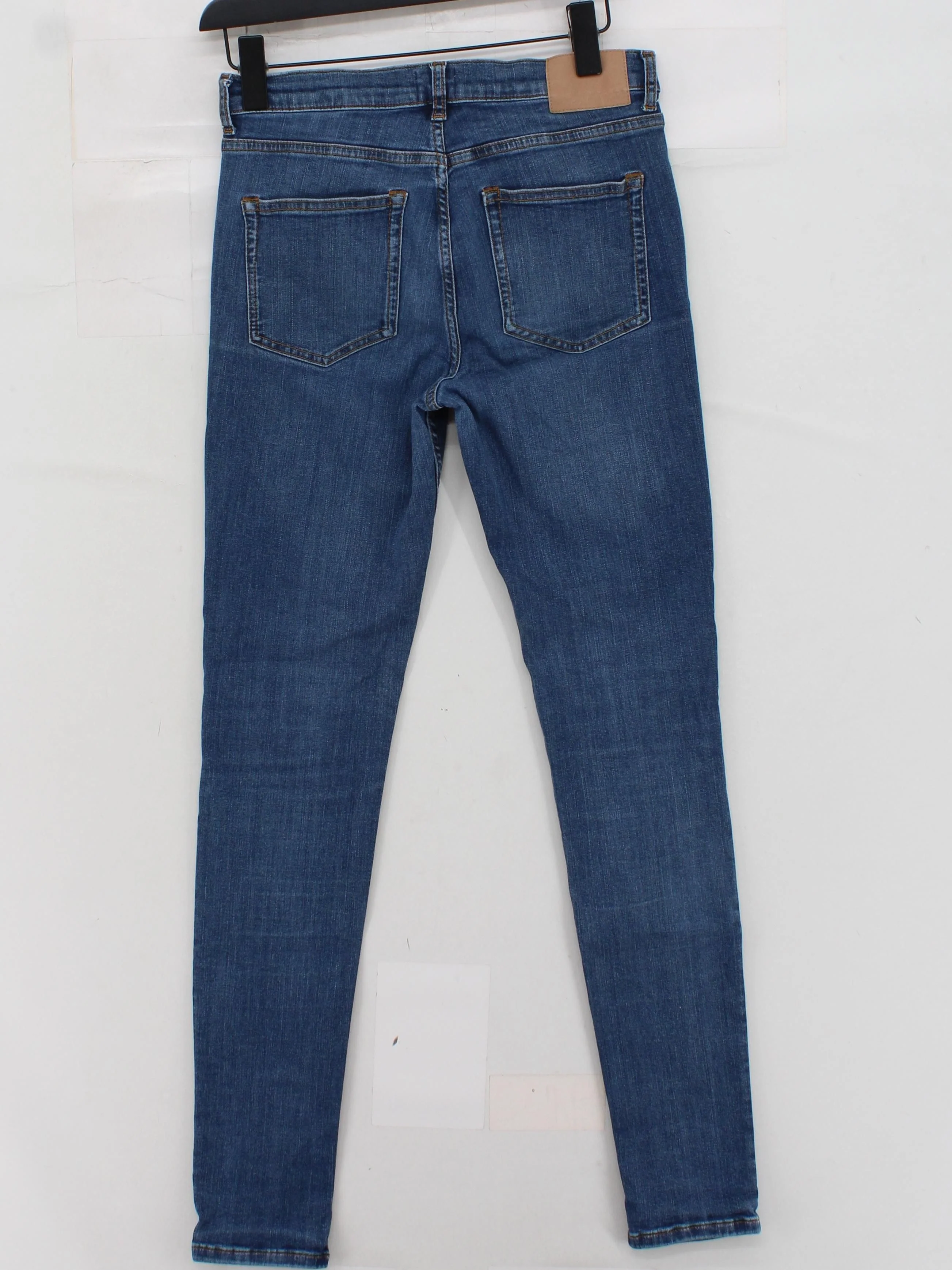 French Connection Men's Jeans S Blue Cotton with Polyester, Elastane Skinny - Image 2
