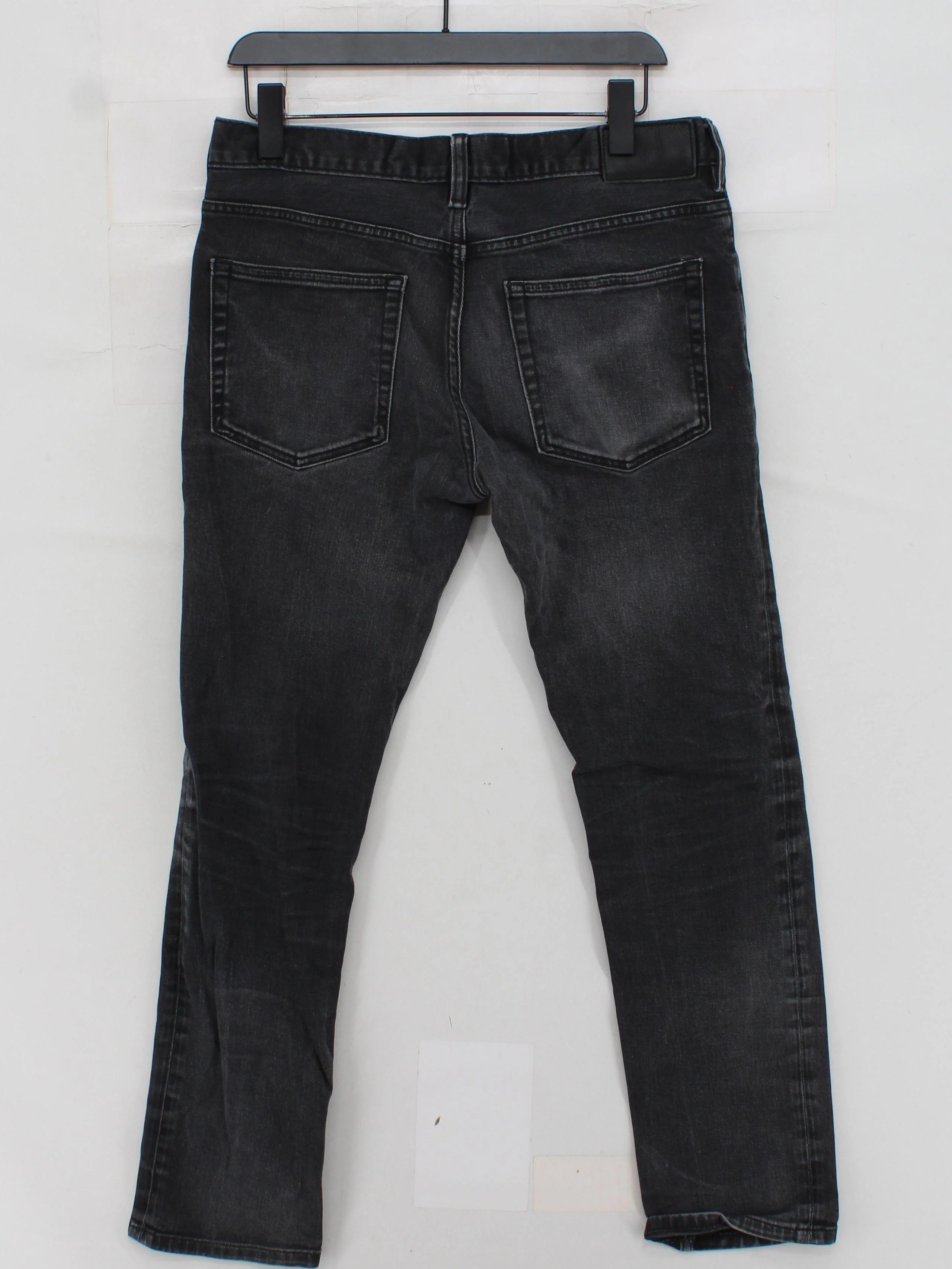 French Connection Men's Jeans W 32 in Black Cotton with Elastane Straight - Image 2