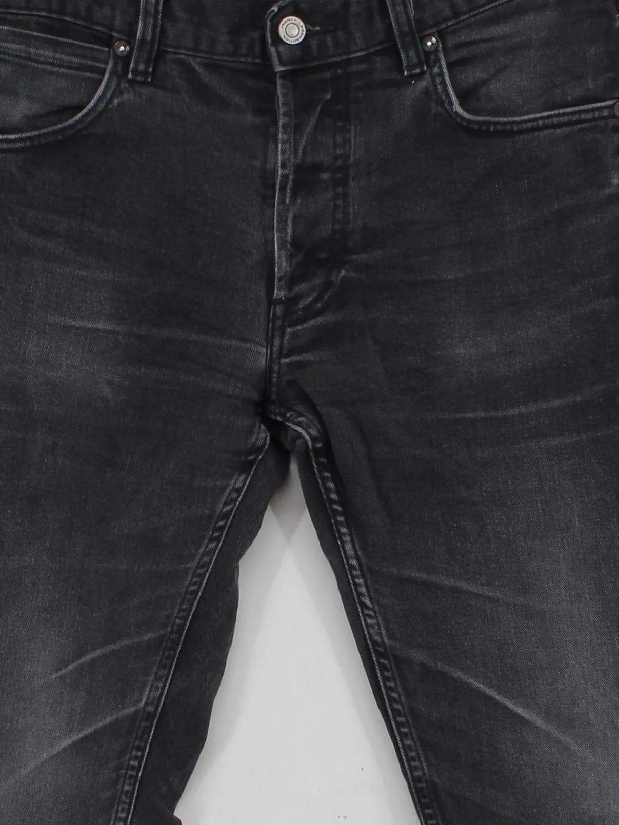 French Connection Men's Jeans W 32 in Black Cotton with Elastane Straight - Image 3