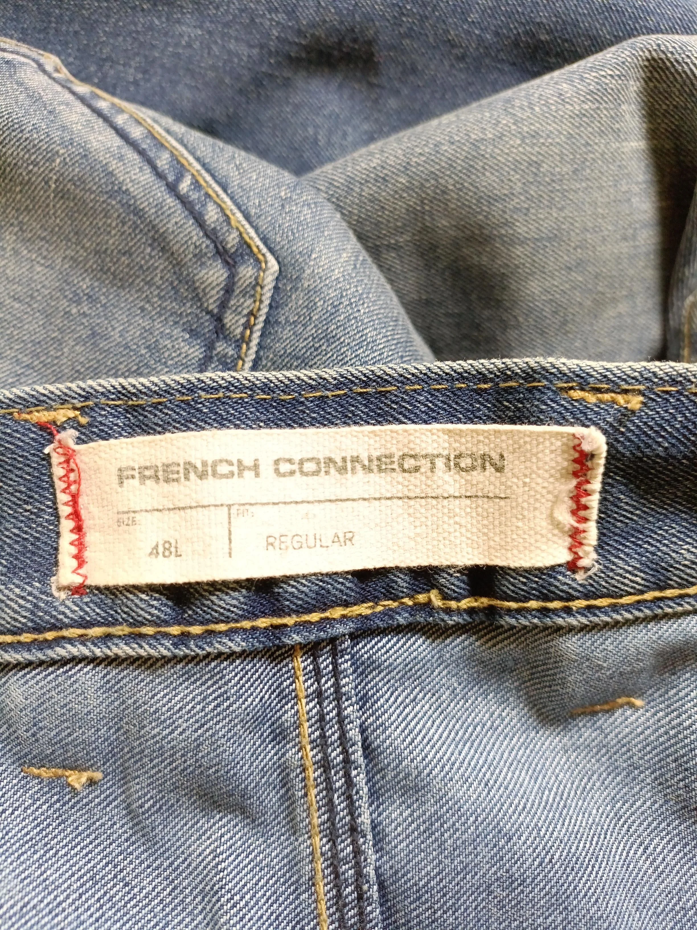 French Connection Men's Jeans W 48 in Blue Cotton with Polyester Straight - Image 6