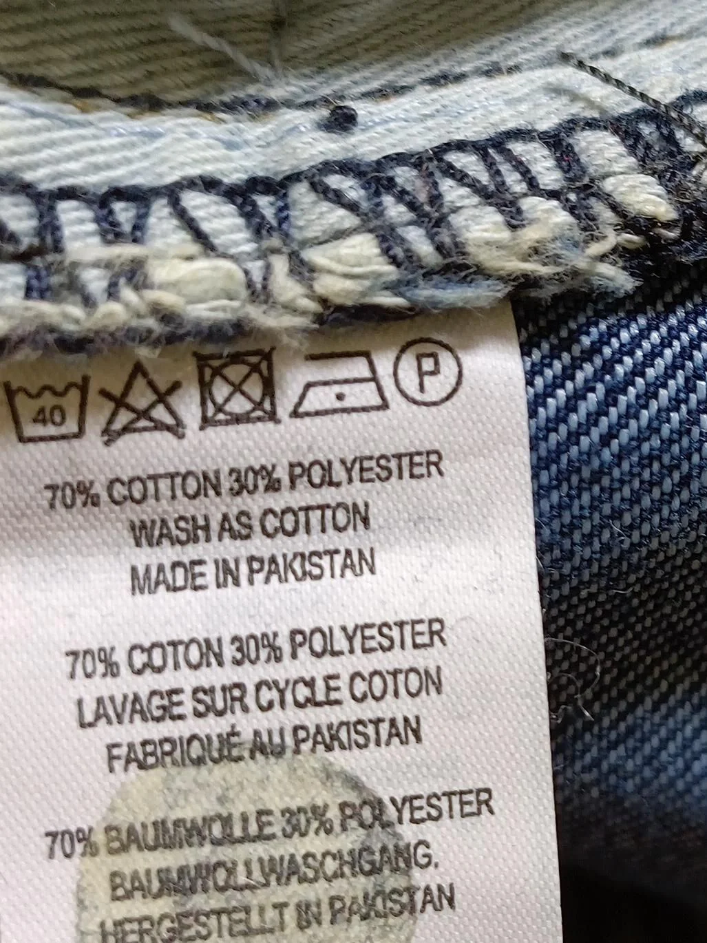 French Connection Men's Jeans W 48 in Blue Cotton with Polyester Straight - Image 7