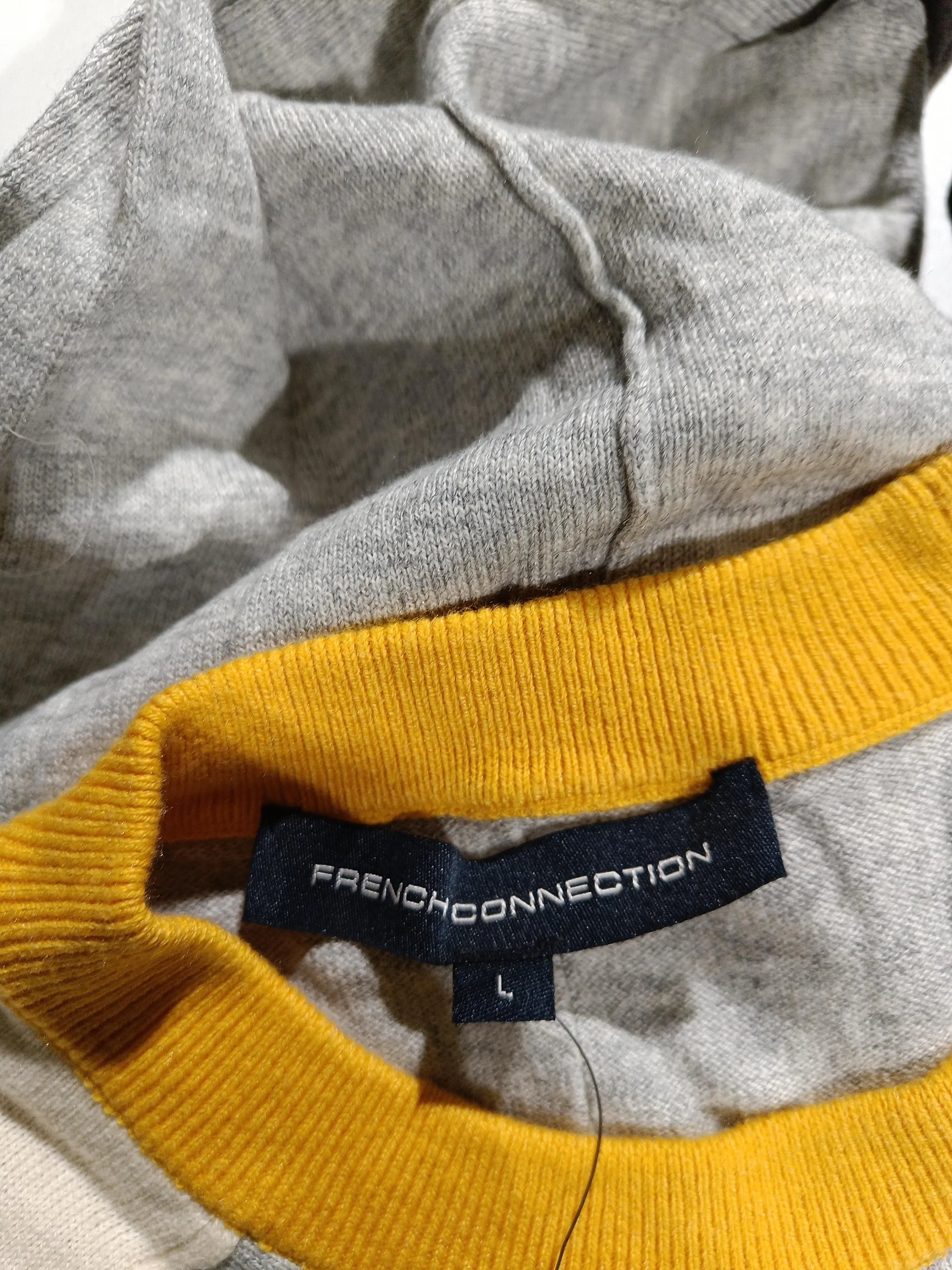 French Connection Men's Jumper L Multi Cotton New with tags - Image 5