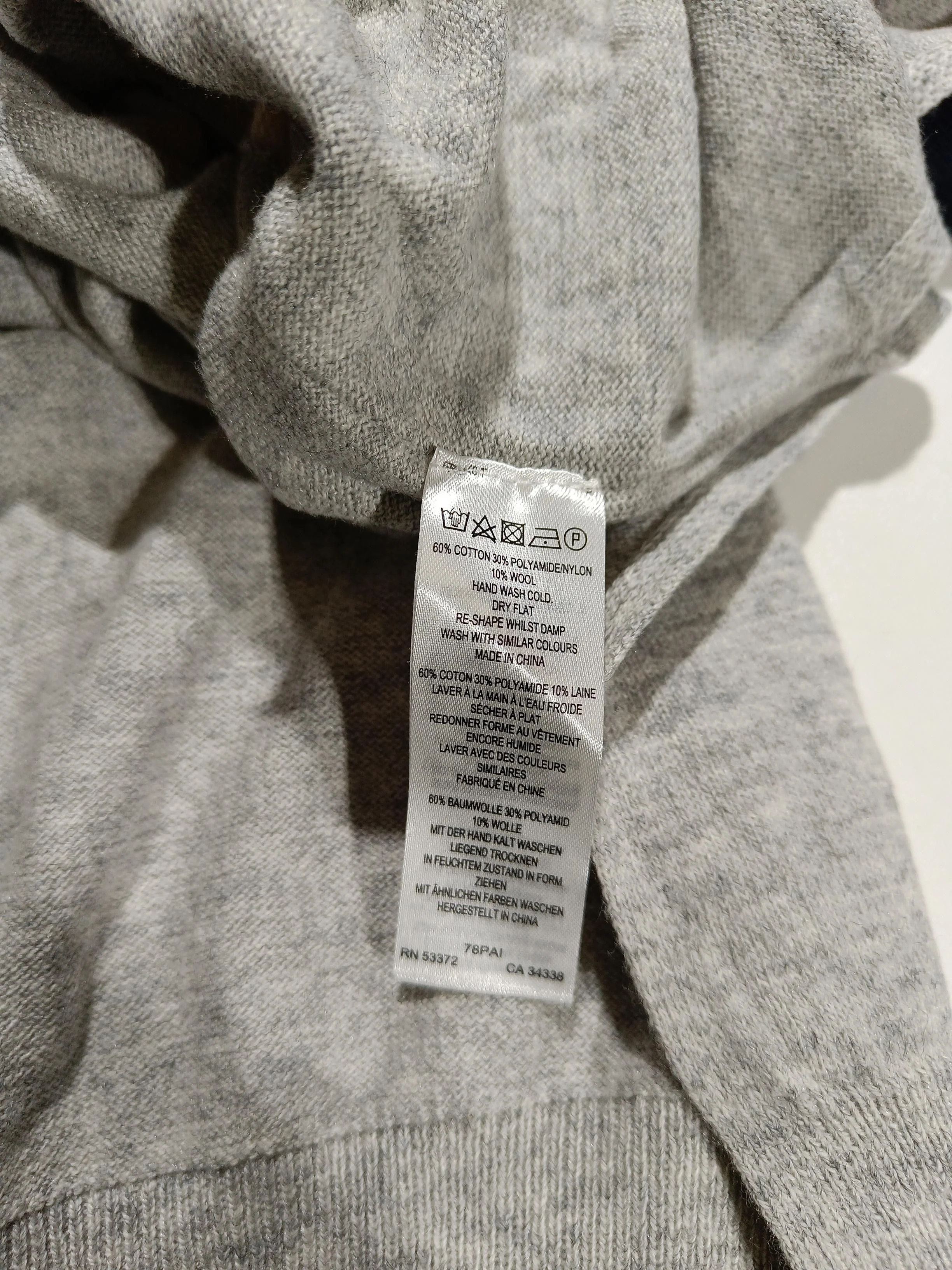 French Connection Men's Jumper L Multi Cotton New with tags - Image 6