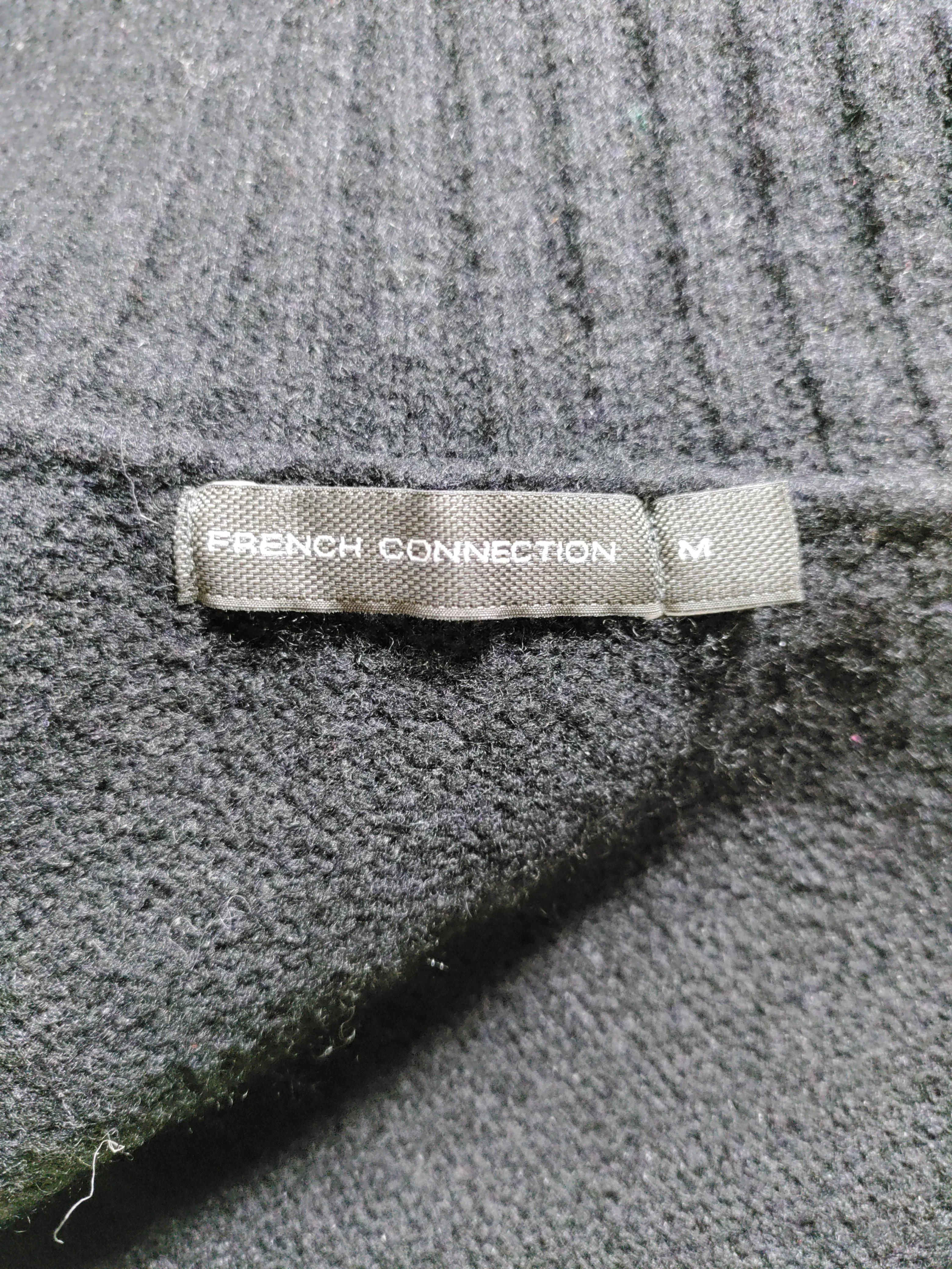French Connection Men's Jumper M Black Polyester - Image 6