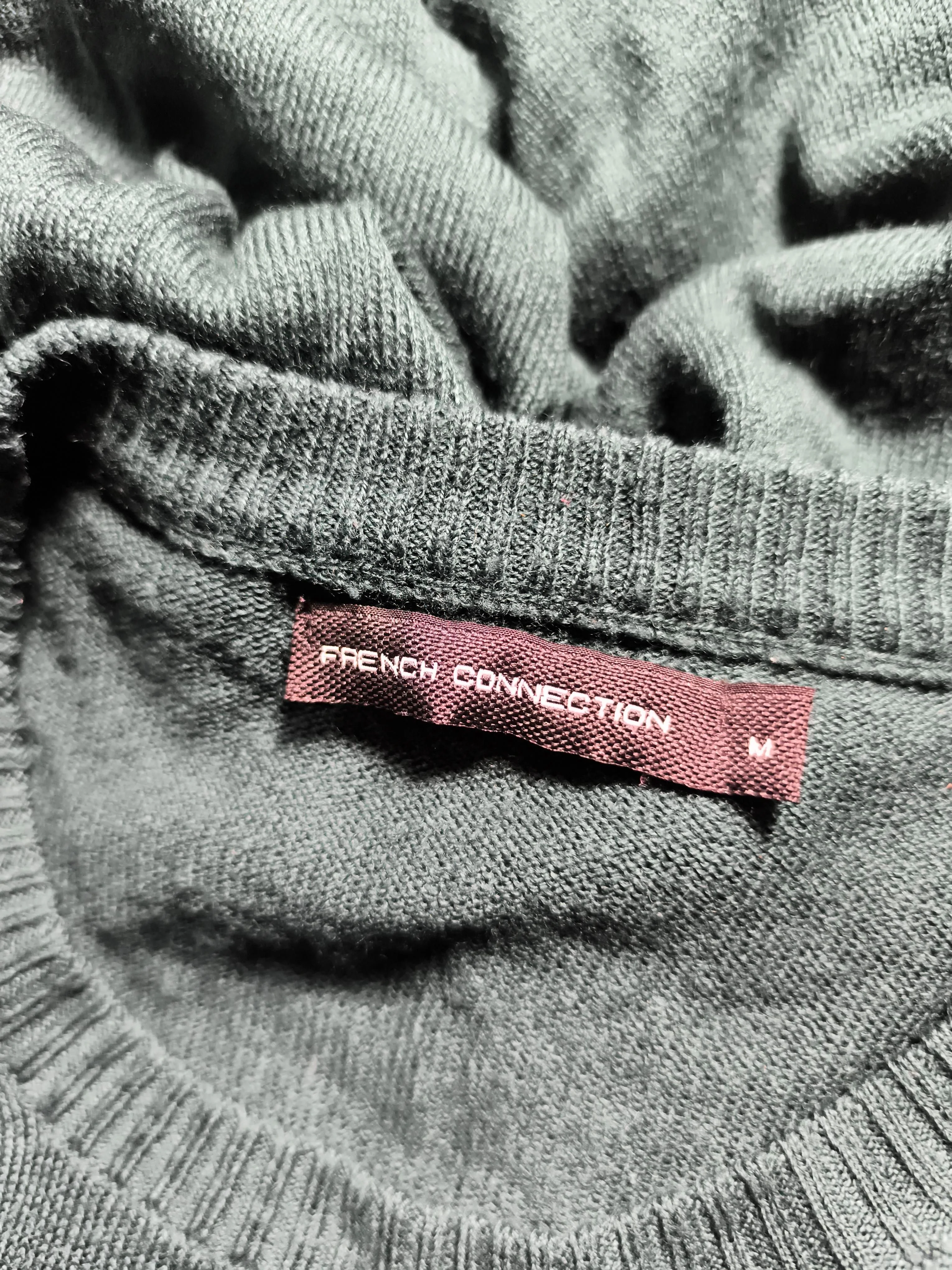 French Connection Men's Jumper M Green 100% Other Crew Neck Pullover - Image 5