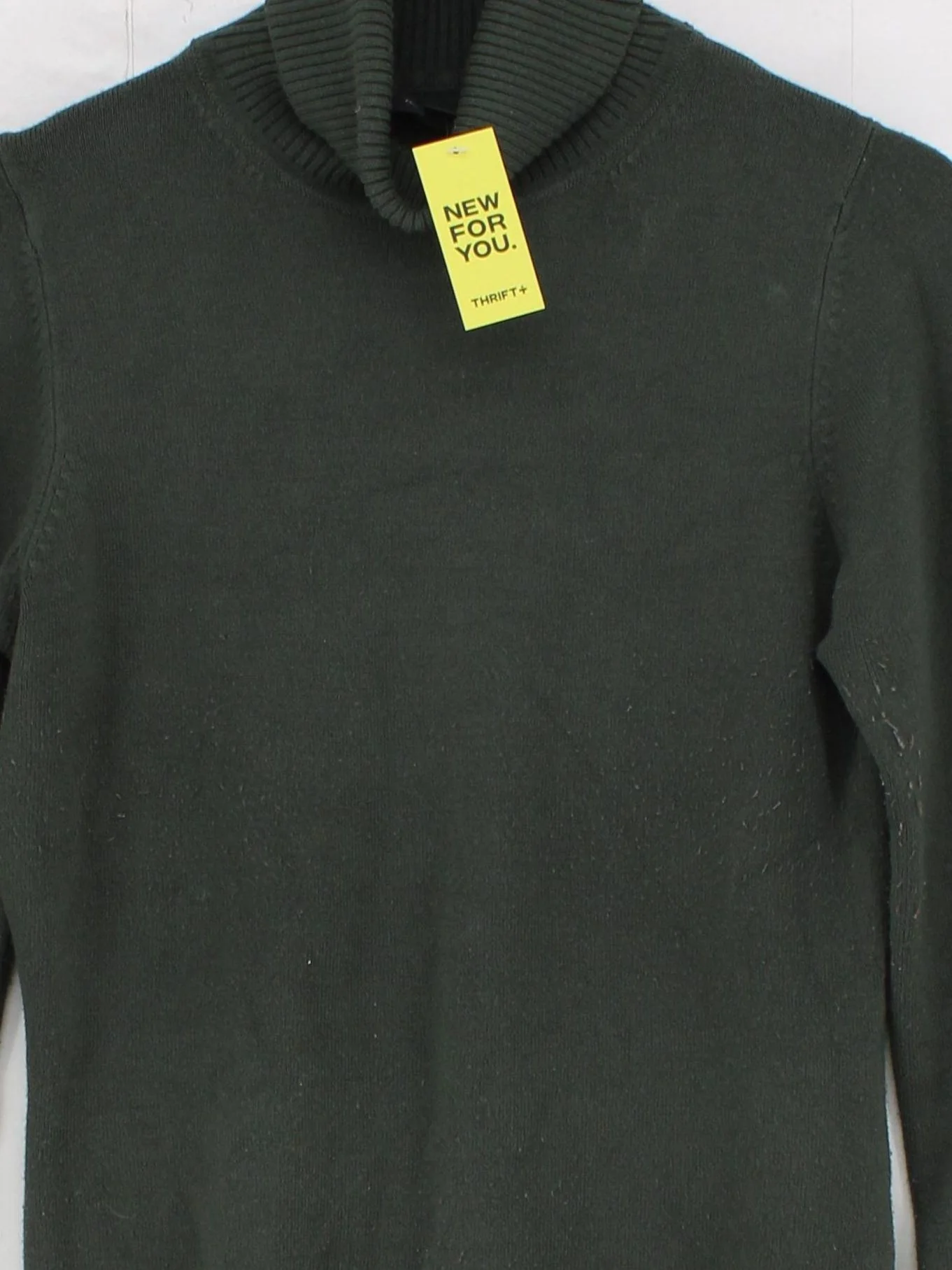 French Connection Men's Jumper M Green Acrylic with Polyamide, Elastane Pullover - Image 3