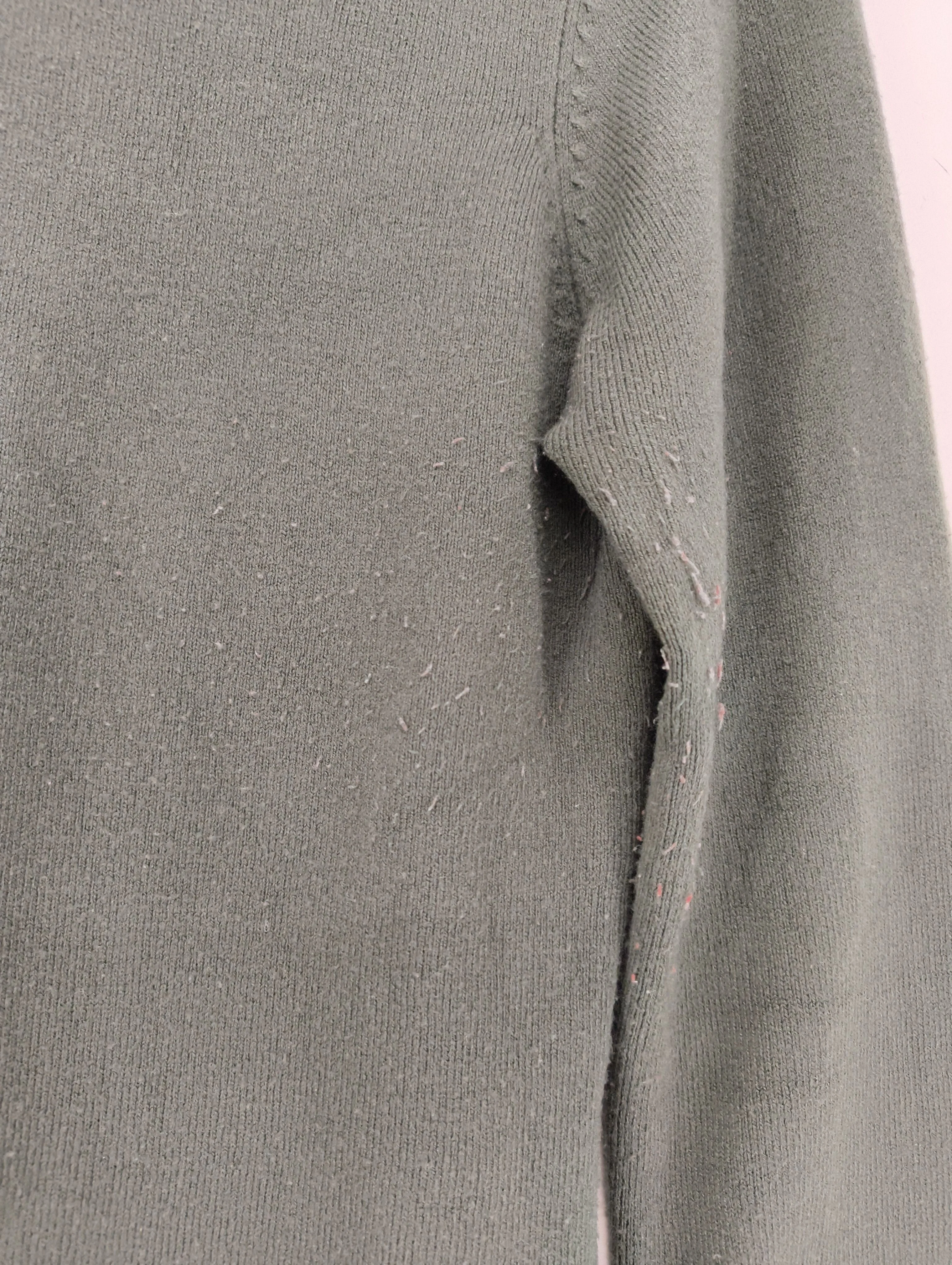 French Connection Men's Jumper M Green Acrylic with Polyamide, Elastane Pullover - Image 6