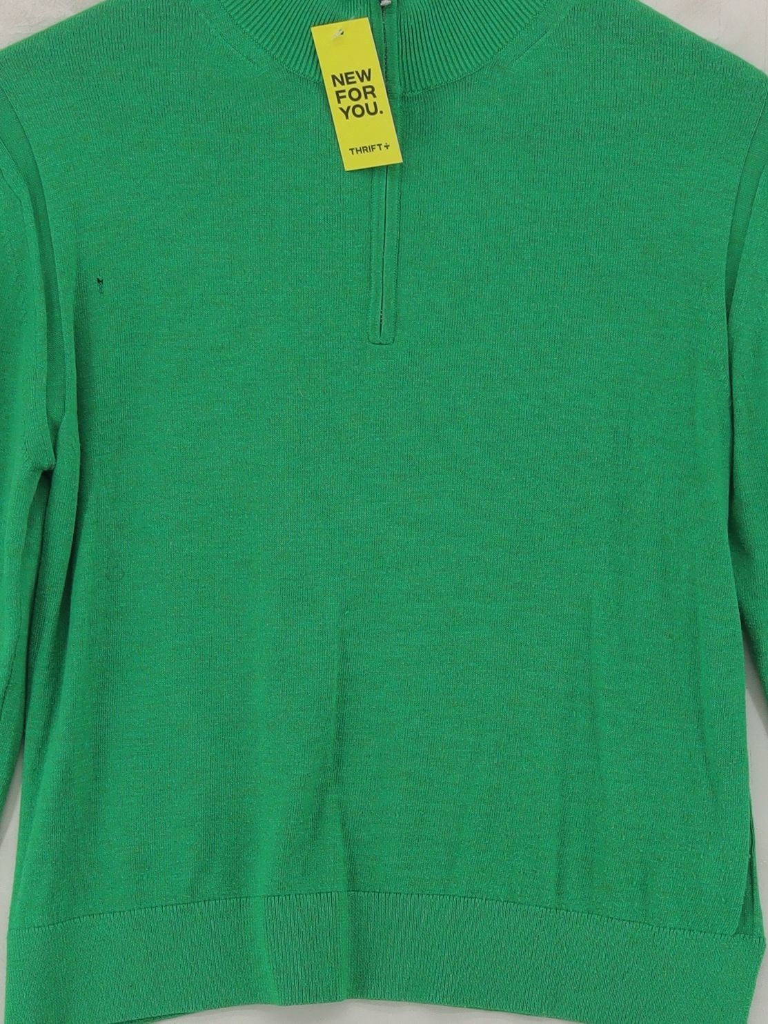 French Connection Men's Jumper S Green Polyester with Viscose, Wool Pullover - Image 3