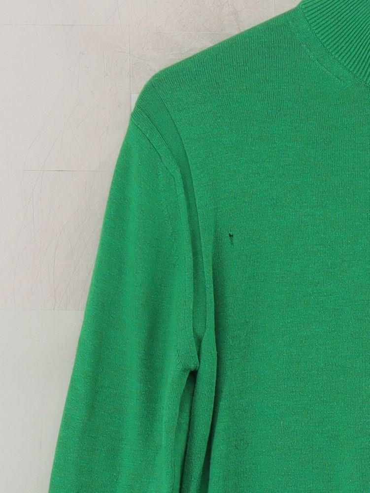 French Connection Men's Jumper S Green Polyester with Viscose, Wool Pullover - Image 4