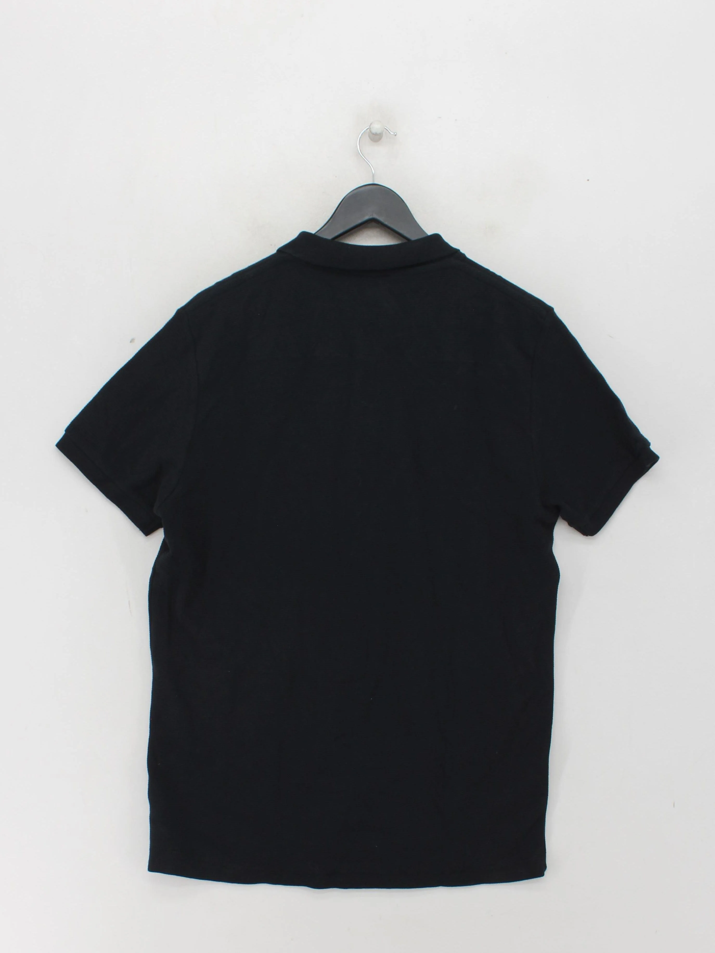 French Connection Men's Polo L Black 100% Cotton Basic New with tags - Image 2