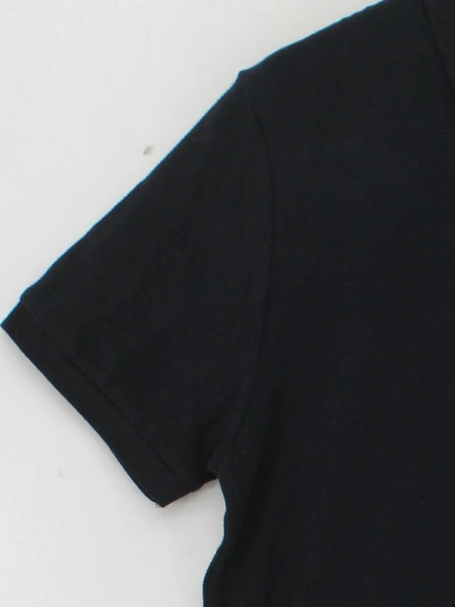 French Connection Men's Polo L Black 100% Cotton Basic New with tags - Image 4