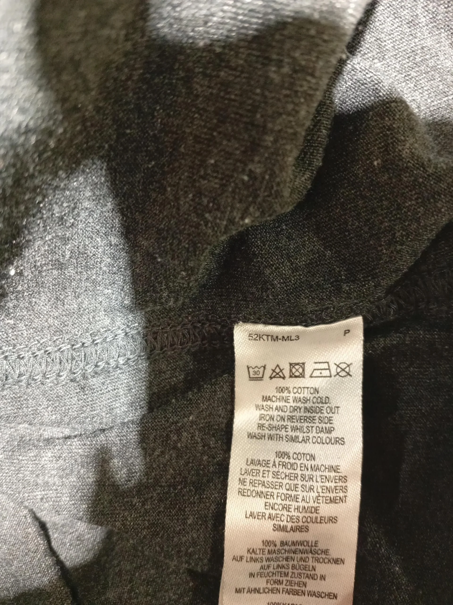 French Connection Men's Shirt M Grey 100% Cotton Basic - Image 6