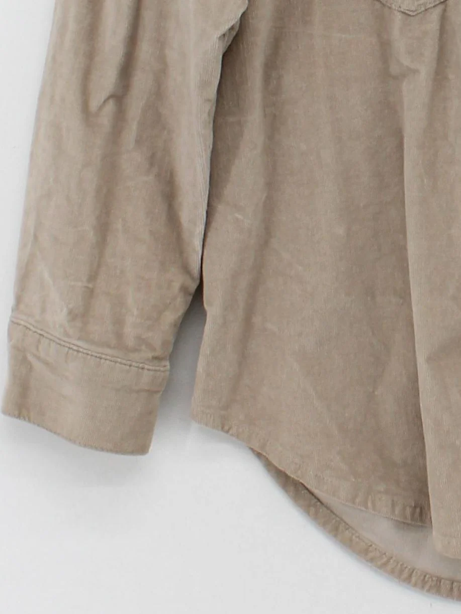 French Connection Men's Shirt S Tan Cotton with Elastane Basic - Image 4
