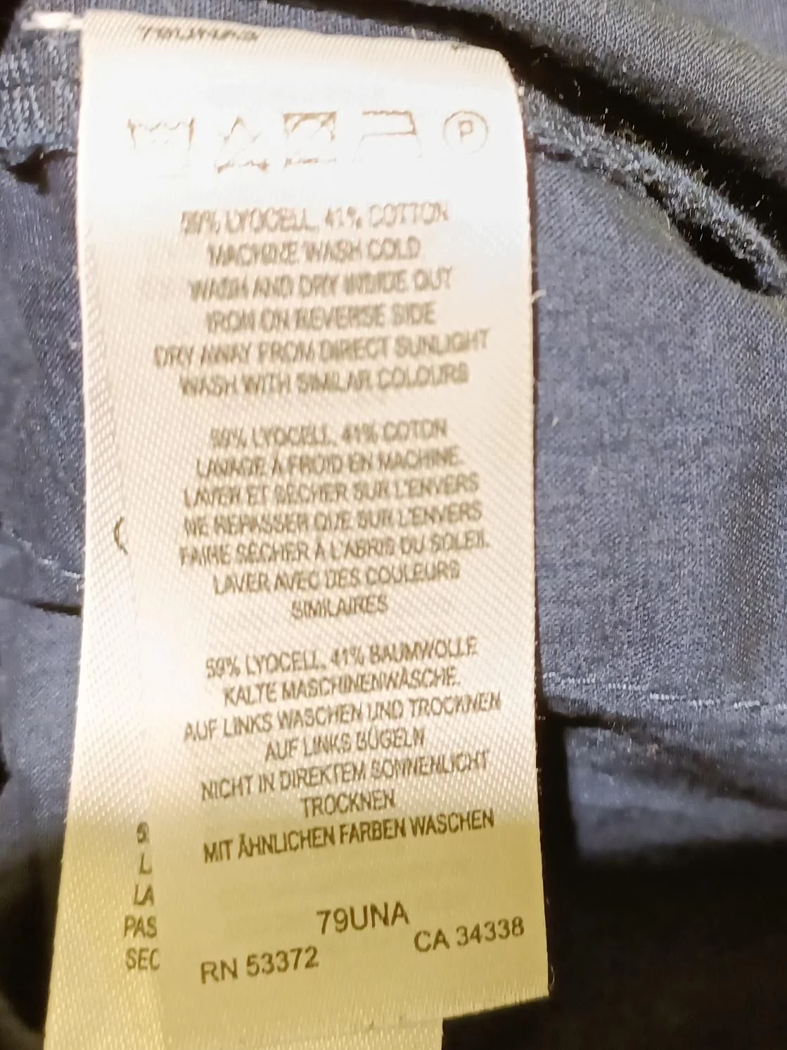 French Connection Men's Shorts S Blue Lyocell Modal with Cotton Sweat - Image 7