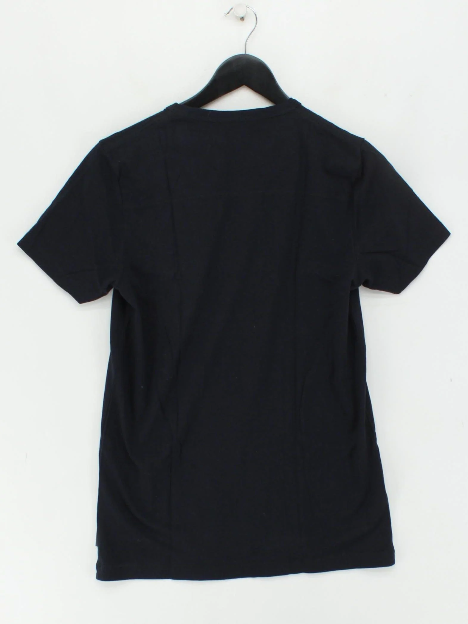 French Connection Men's T-Shirt M Black Graphic 100% Cotton Basic - Image 2