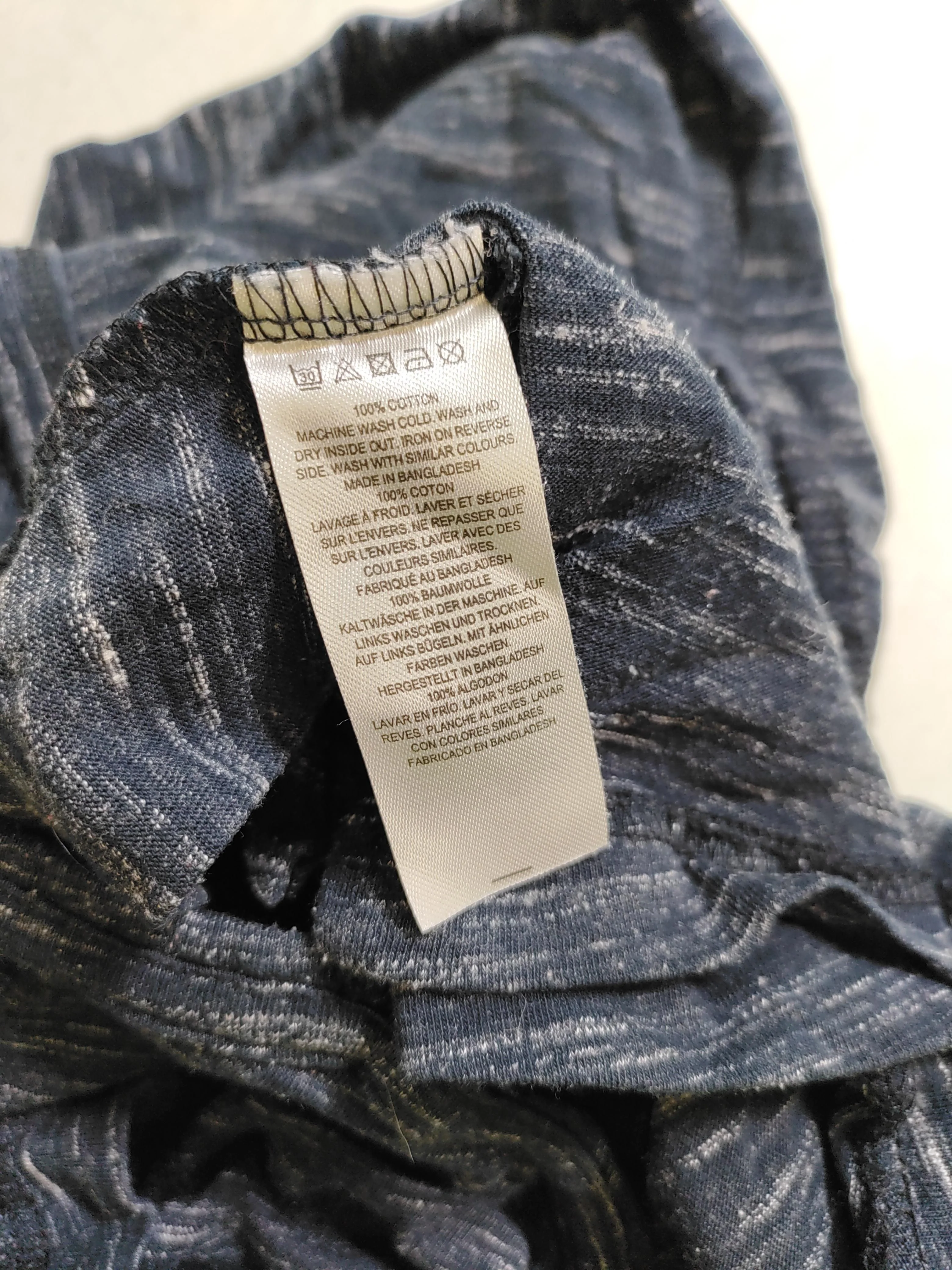 French Connection Men's T-Shirt M Blue 100% Cotton Basic - Image 6
