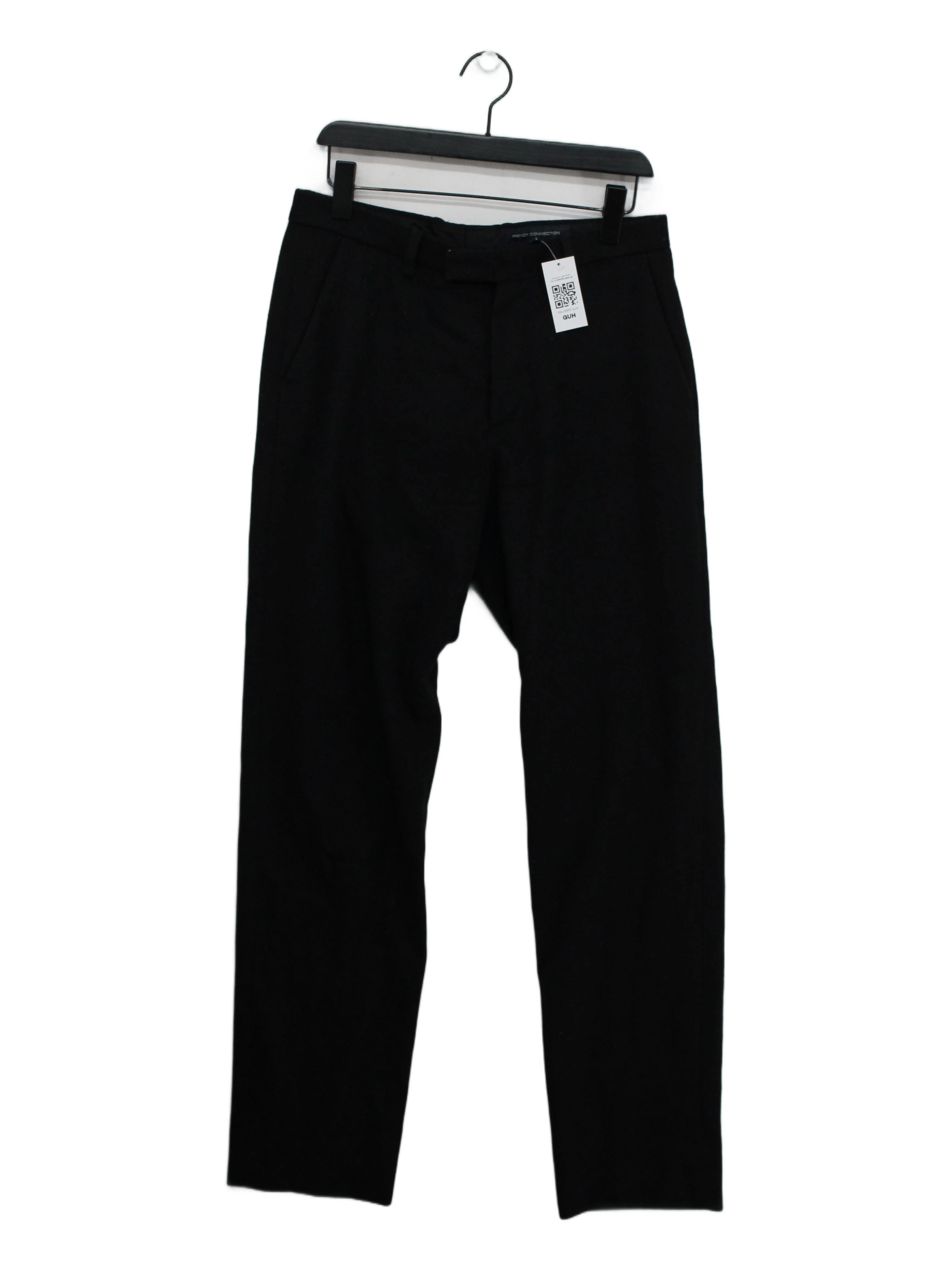 French Connection Men's Trousers W 32 in Black Wool