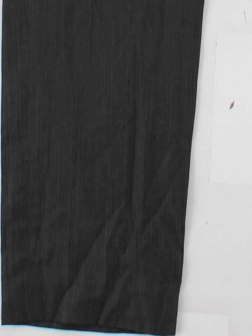 French Connection Men's Trousers W 34 in Grey Wool with Silk, Acetate Chino - Image 4