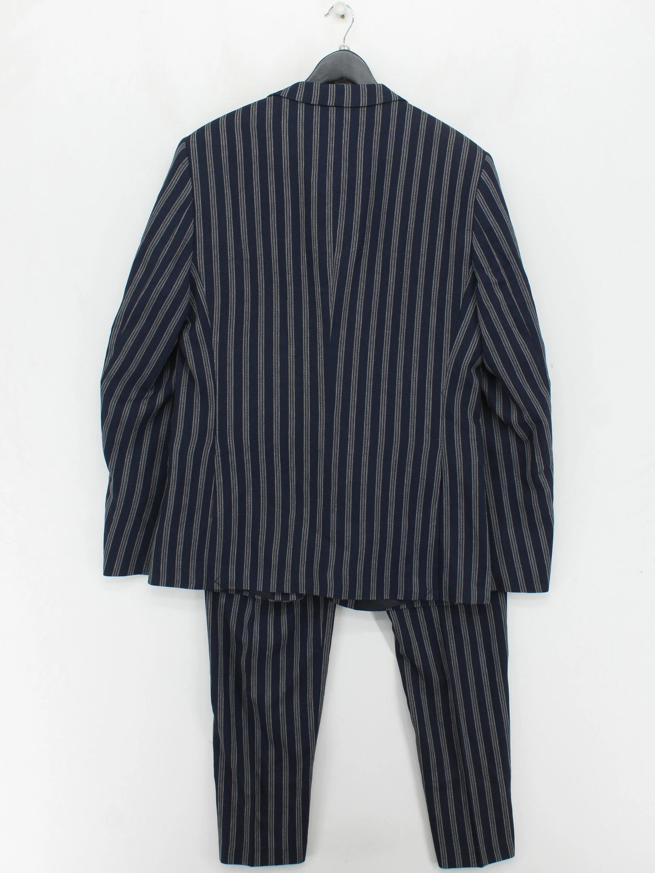 French Connection Men's Two Piece Suit Chest: 42 in Blue Polyester New with tags - Image 2
