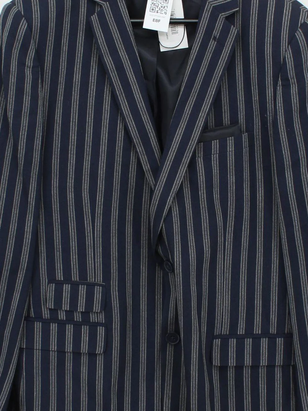 French Connection Men's Two Piece Suit Chest: 42 in Blue Polyester New with tags - Image 3