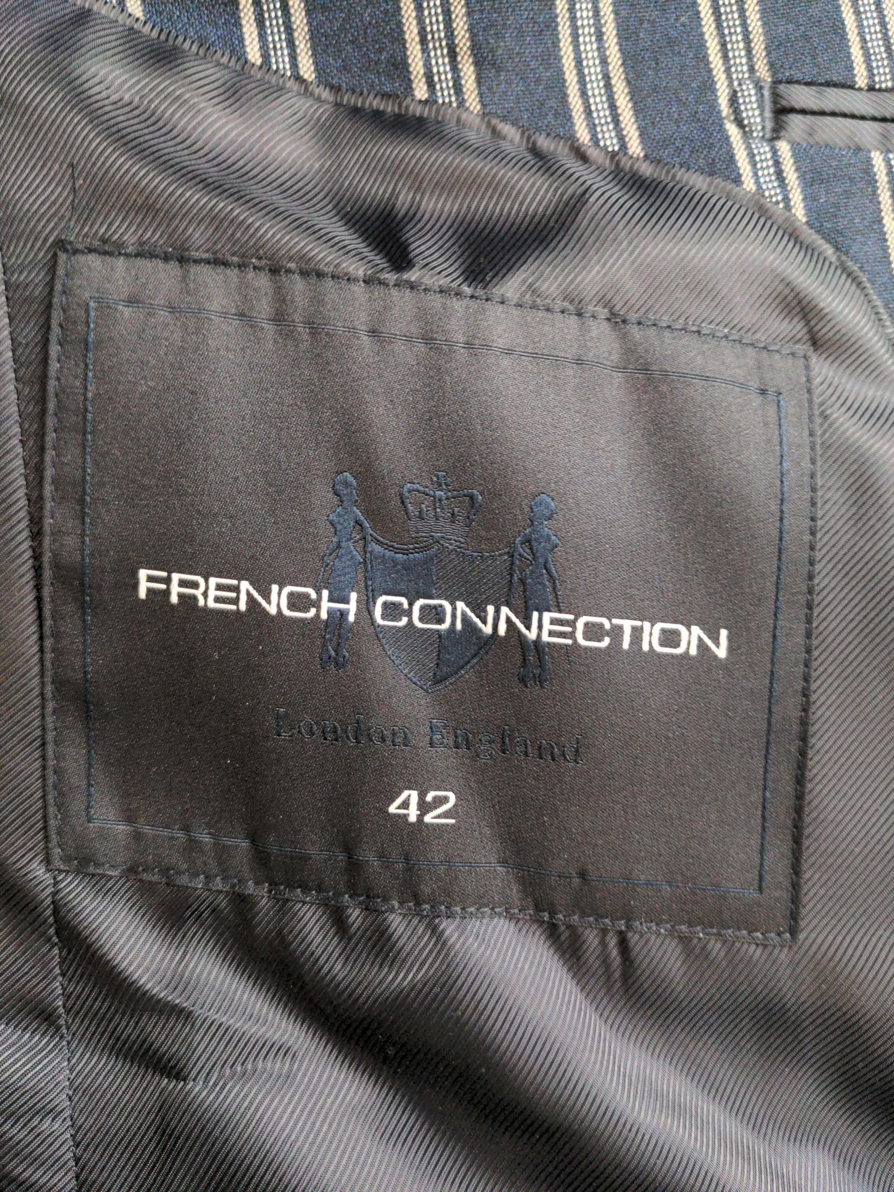 French Connection Men's Two Piece Suit Chest: 42 in Blue Polyester New with tags - Image 6