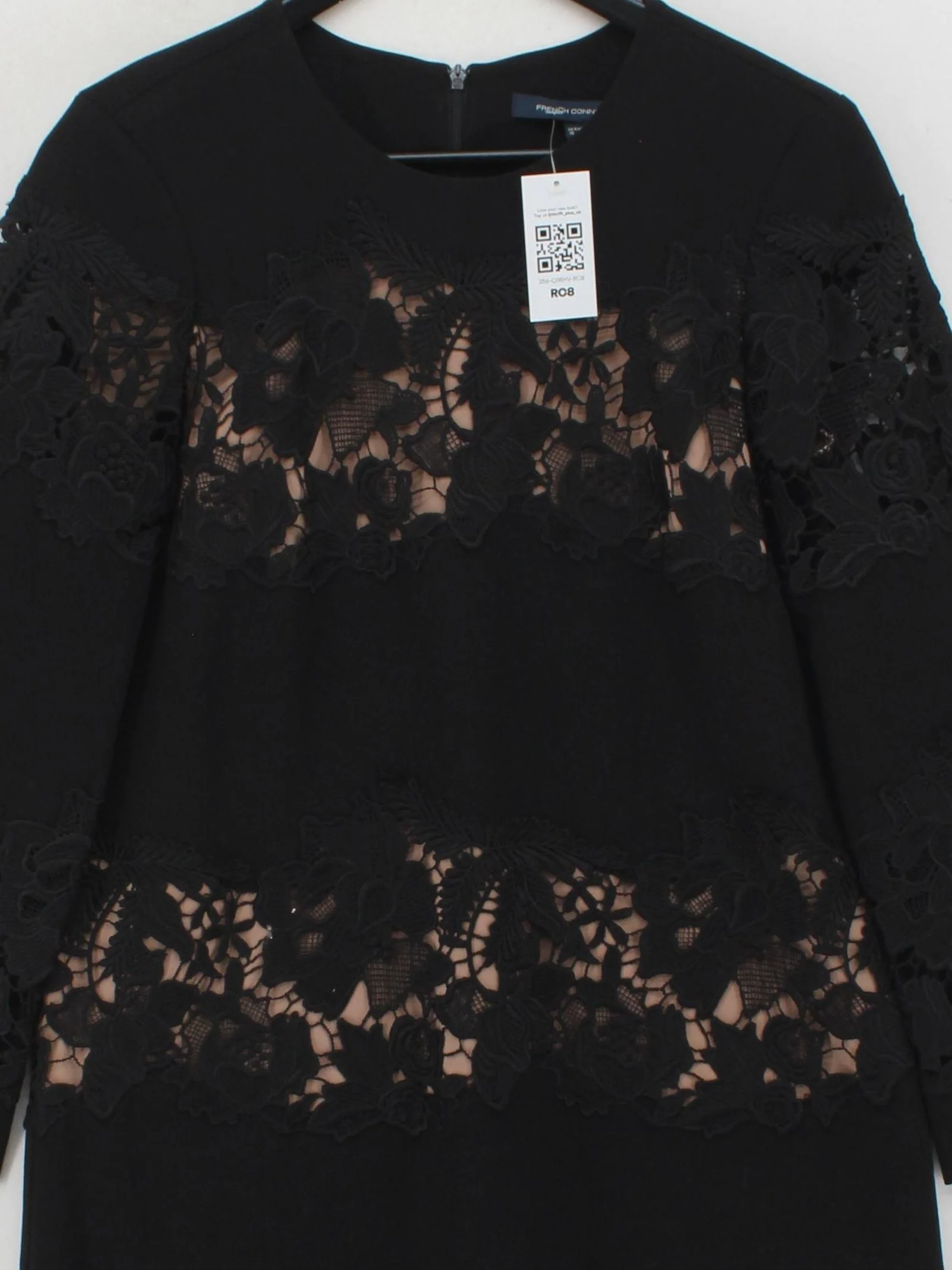 French Connection Mini Dress UK10 in Black - Image 3