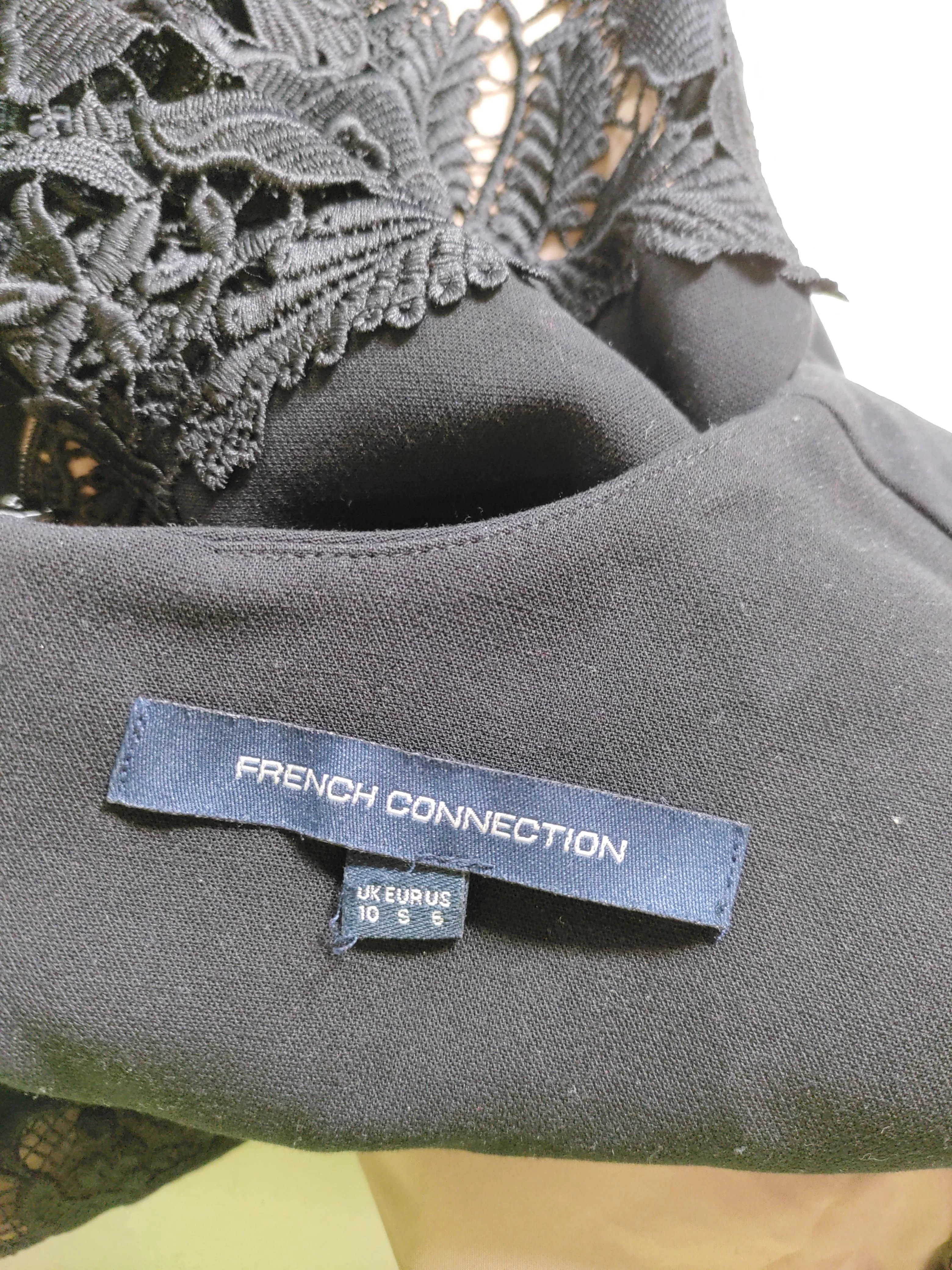 French Connection Mini Dress UK10 in Black - Image 6