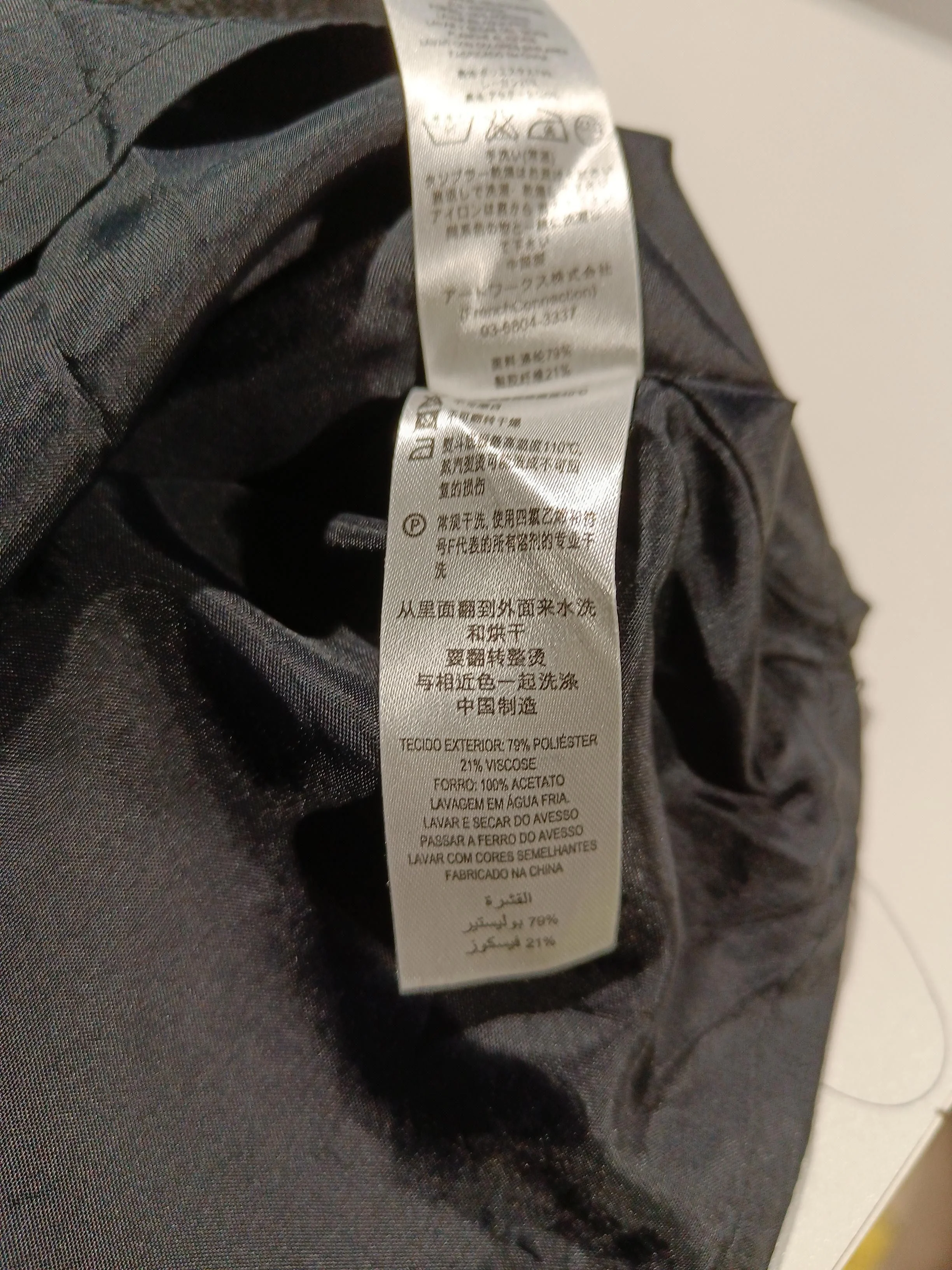 French Connection Mini Dress UK12 in Black - Image 7