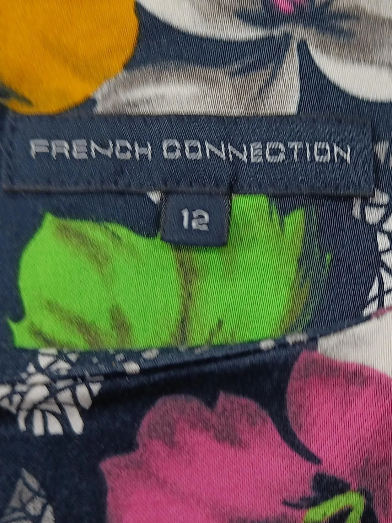 French Connection Mini Dress UK12 in Multi - Image 5