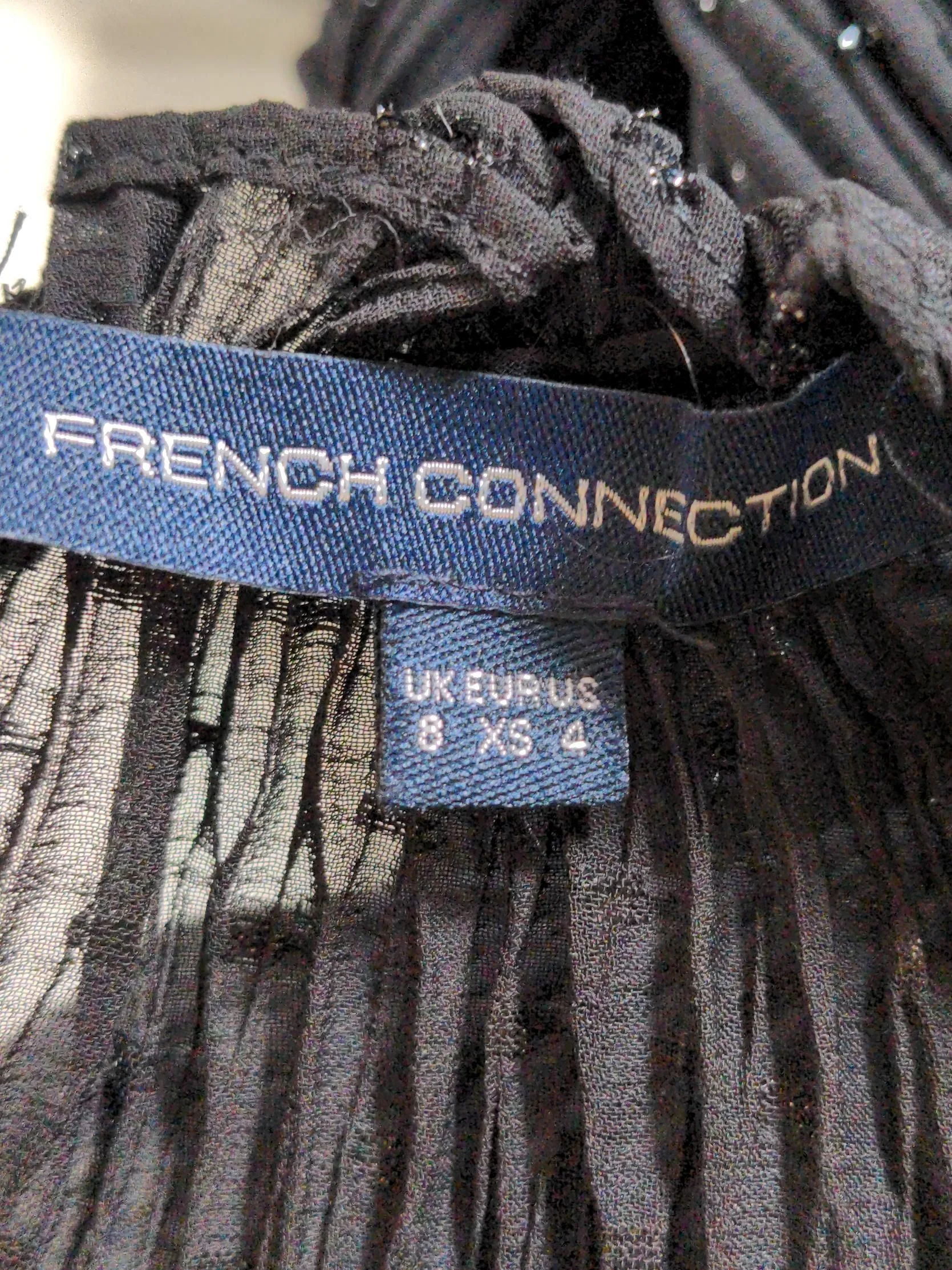 French Connection Mini Dress UK8 in Black - Image 5