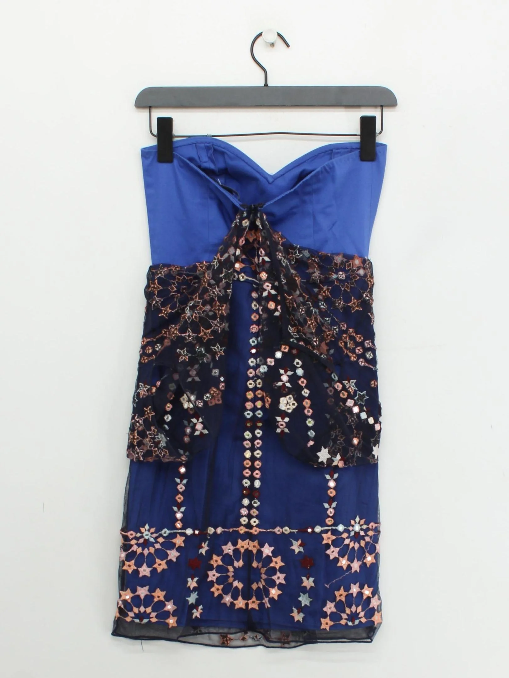 French Connection Mini Dress UK8 in Blue - Image 2