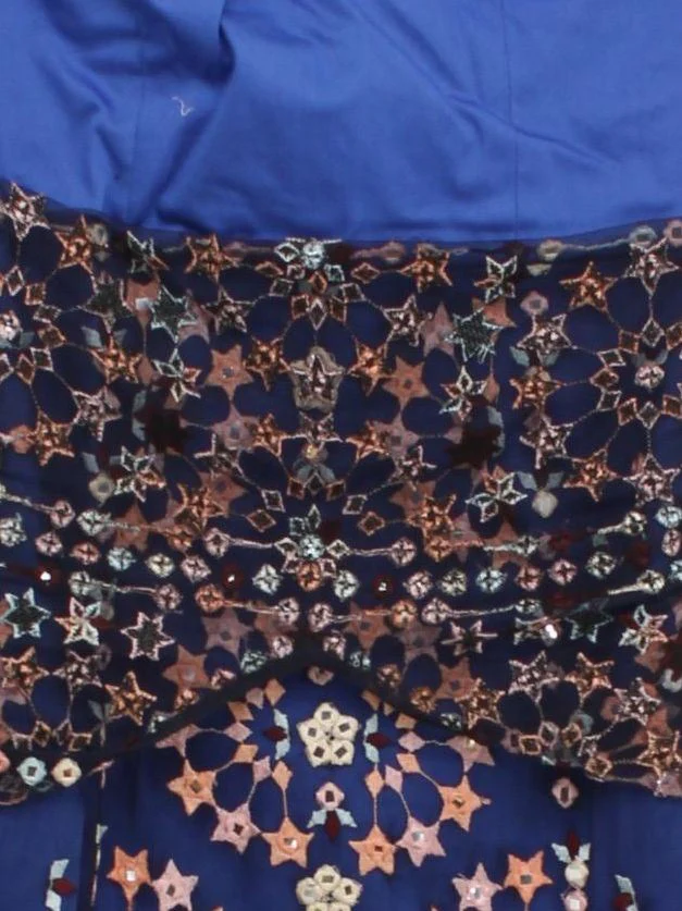 French Connection Mini Dress UK8 in Blue - Image 3