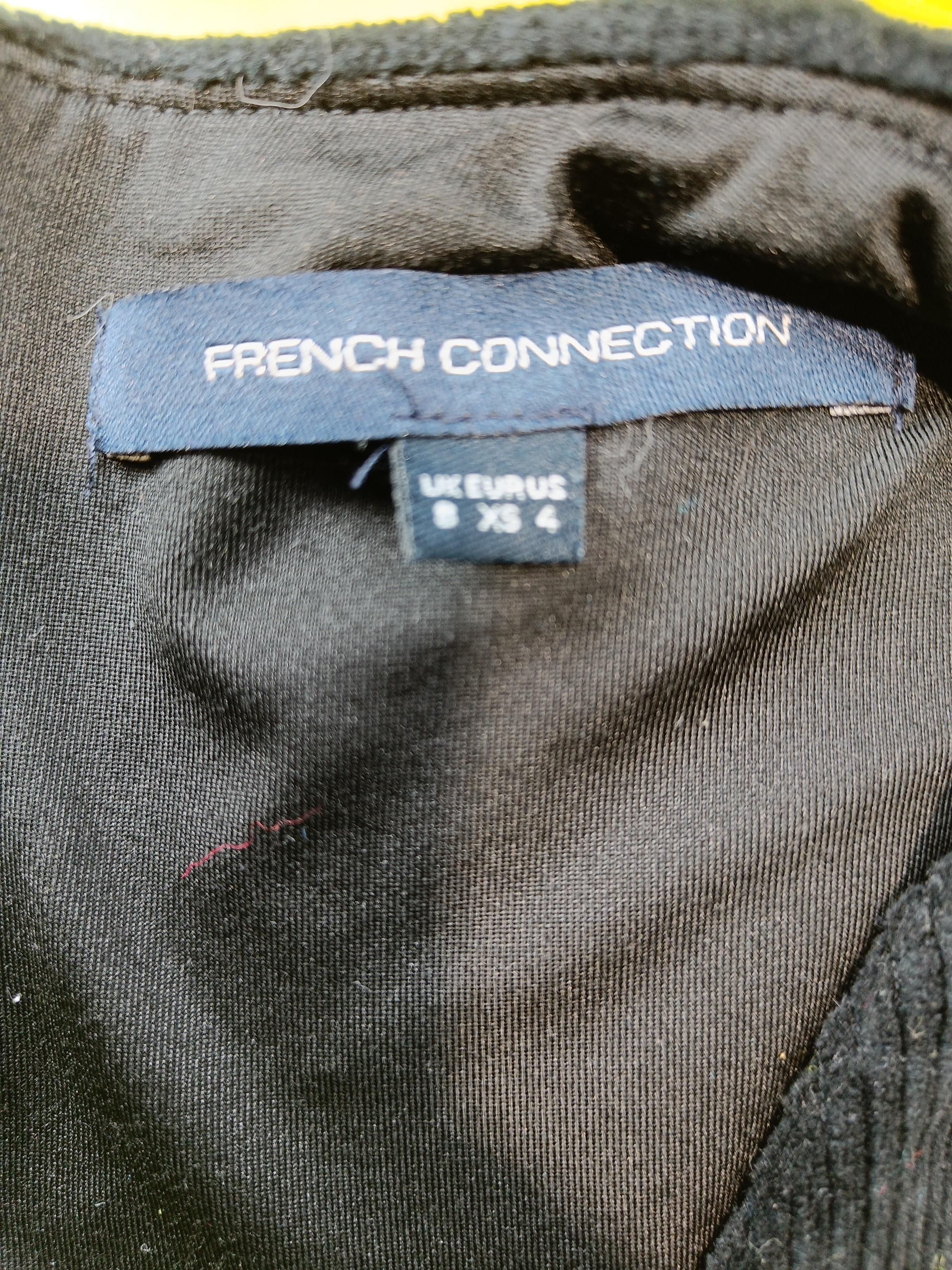 French Connection Pinafore/Dungaree Mini Dress UK8 in Black - Image 5