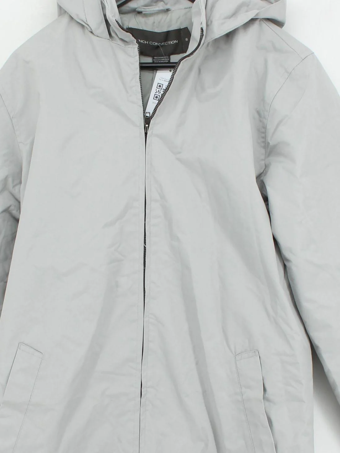French Connection Rain Coat jacket grey - Image 3