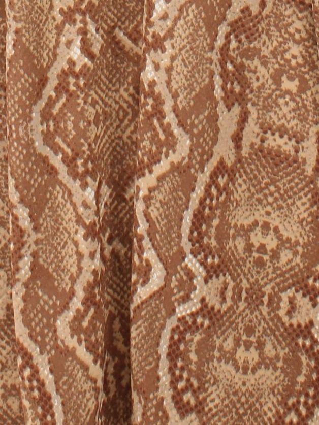 French Connection Shirt Midi Dress UK12 in Brown - Image 4