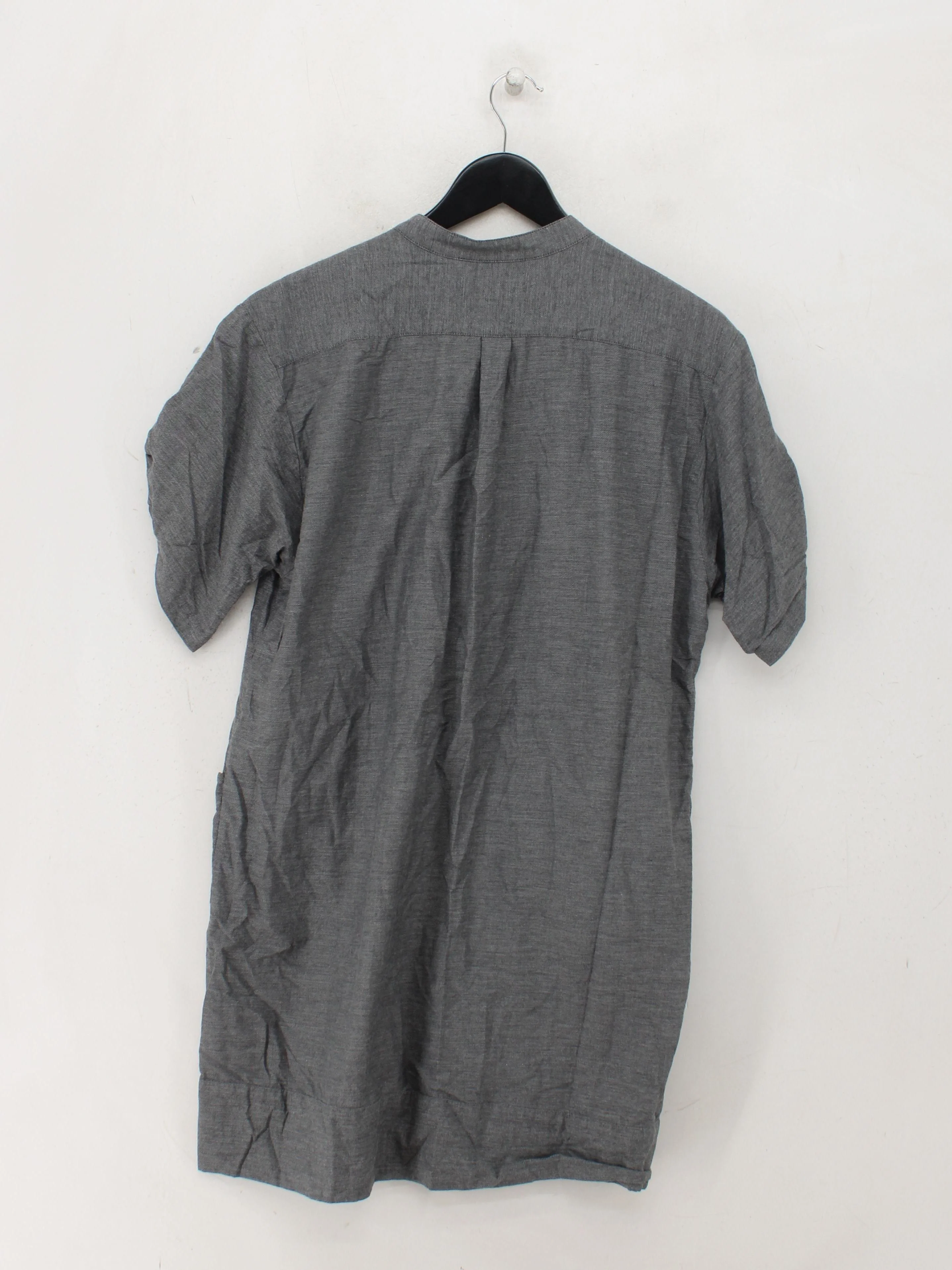 French Connection Shirt Mini Dress UK12 in Grey - Image 2