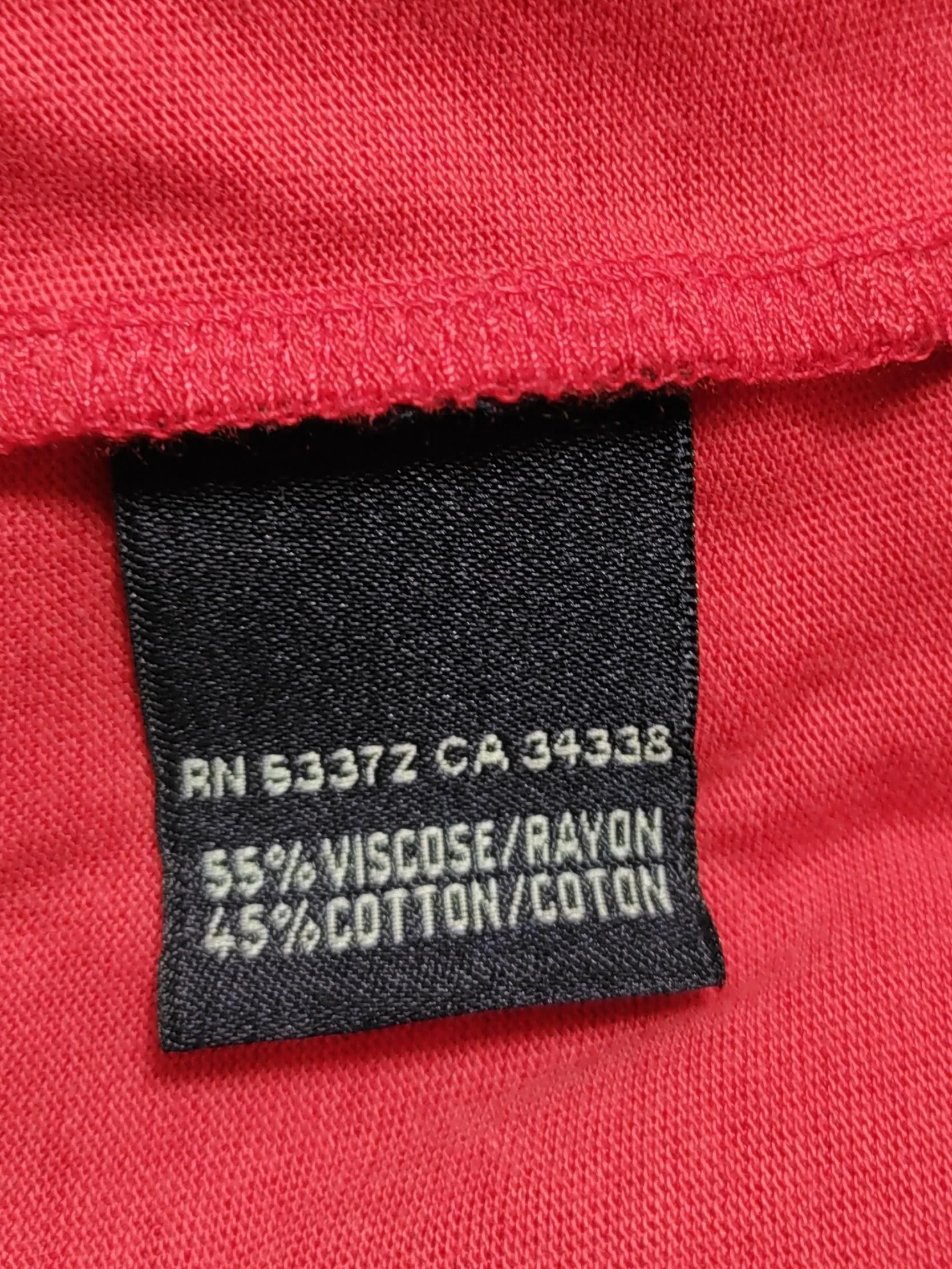 French Connection Shirt Mini Dress UK12 in Red - Image 6