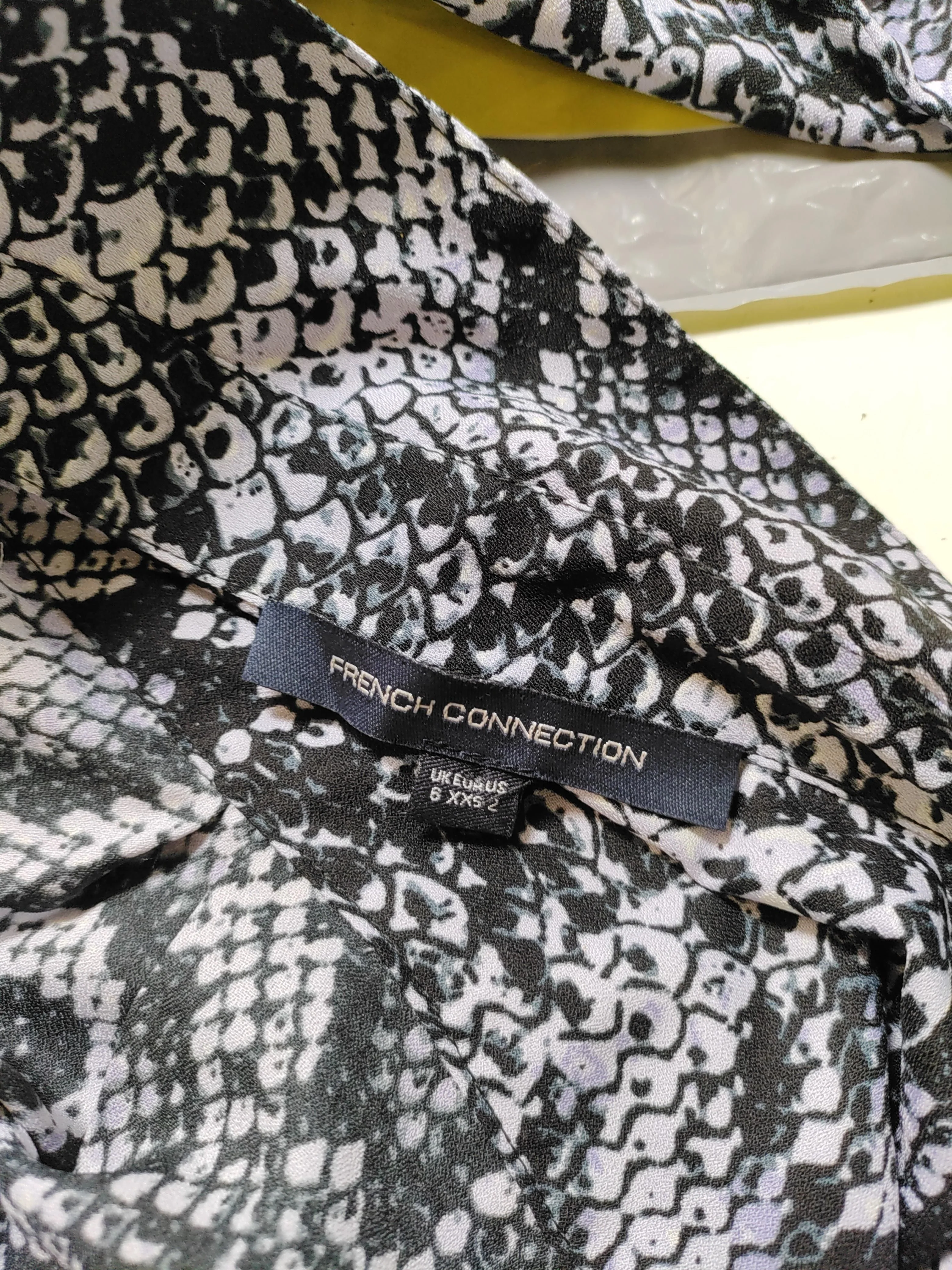 French Connection Shirt Mini Dress UK6 in Multi - Image 5