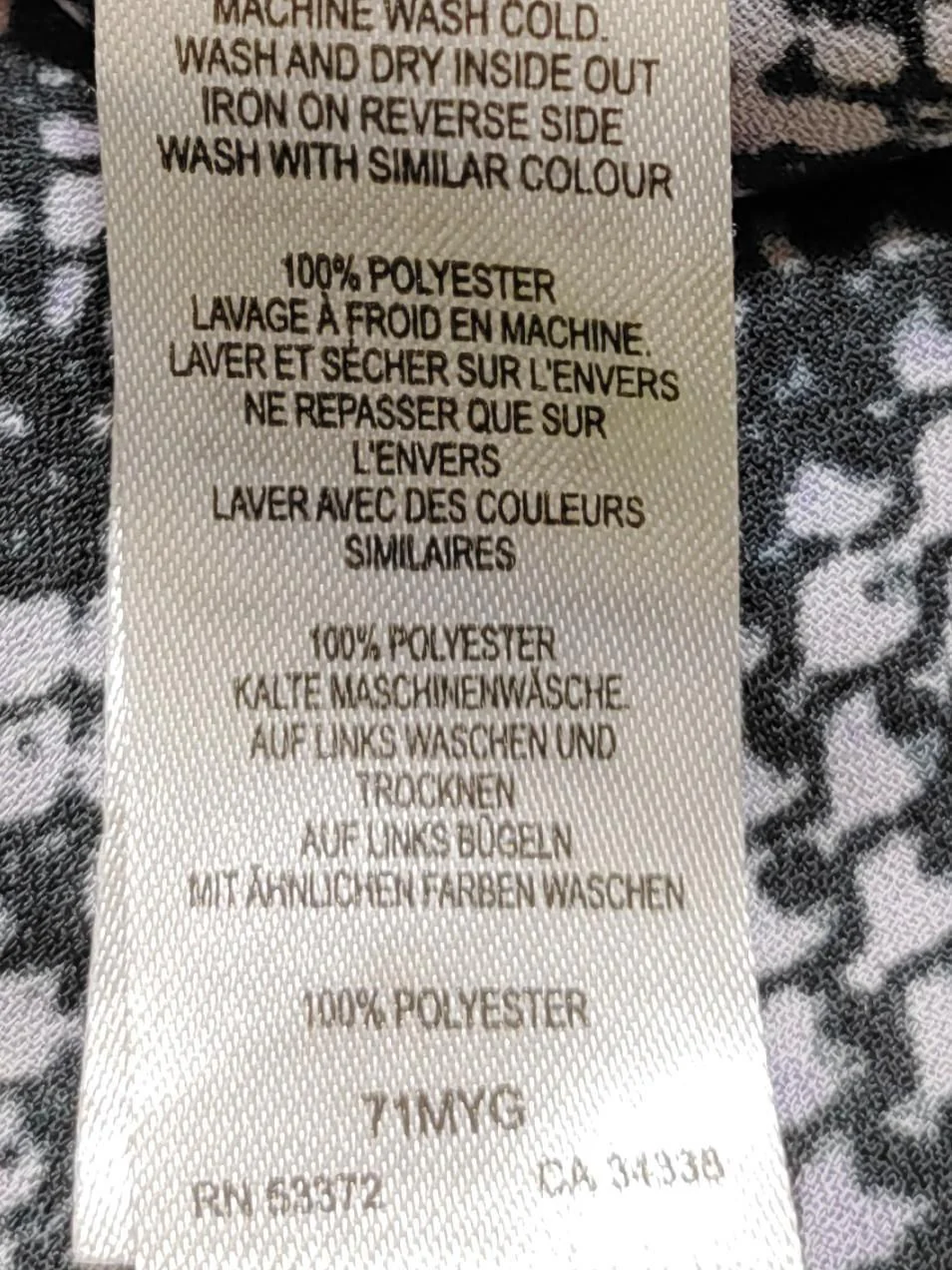 French Connection Shirt Mini Dress UK6 in Multi - Image 6