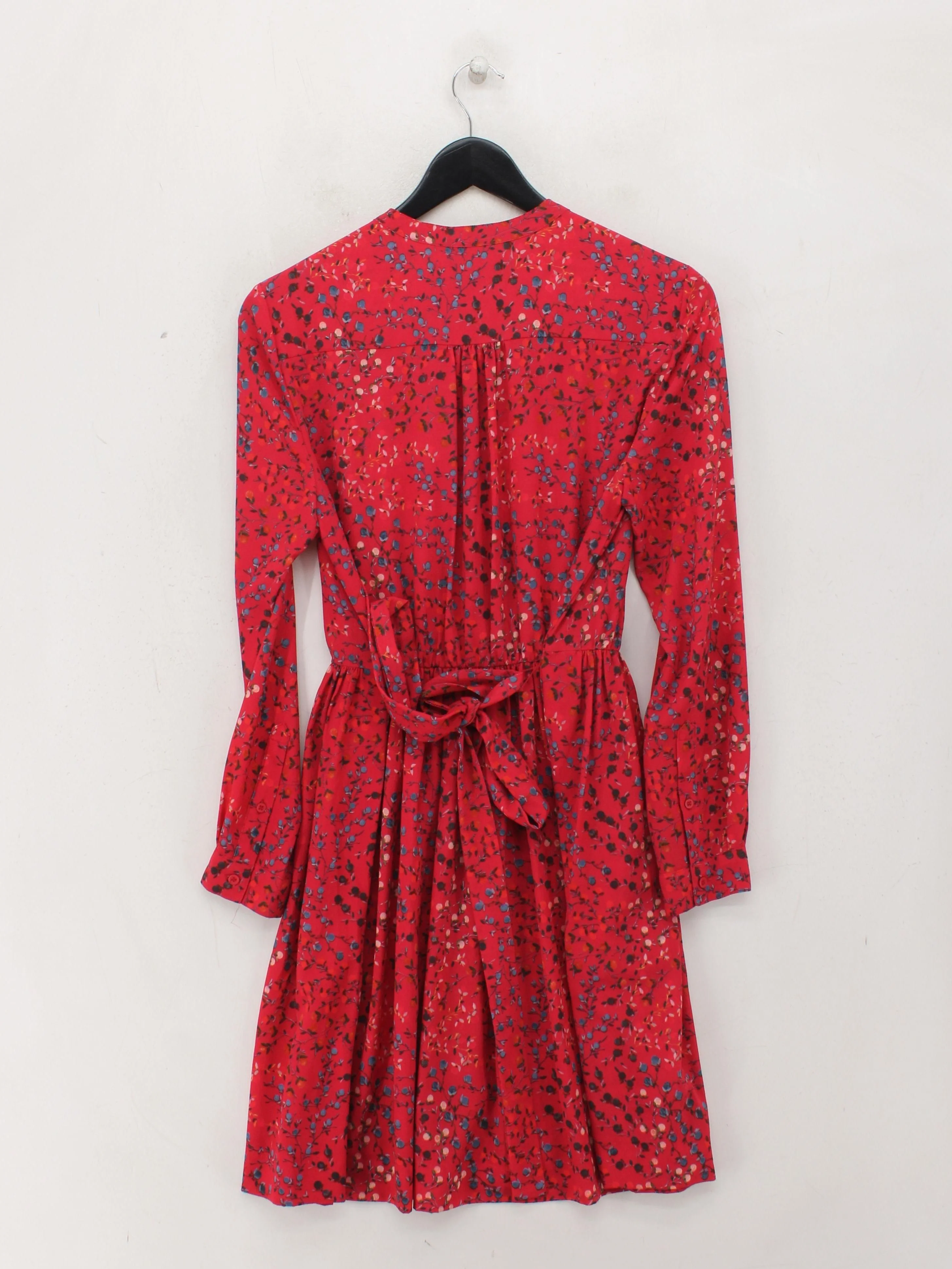 French Connection Shirt Mini Dress UK8 in Red - Image 2