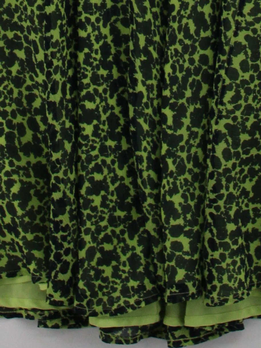 French Connection Skater Mini Dress S in Green - Image 4