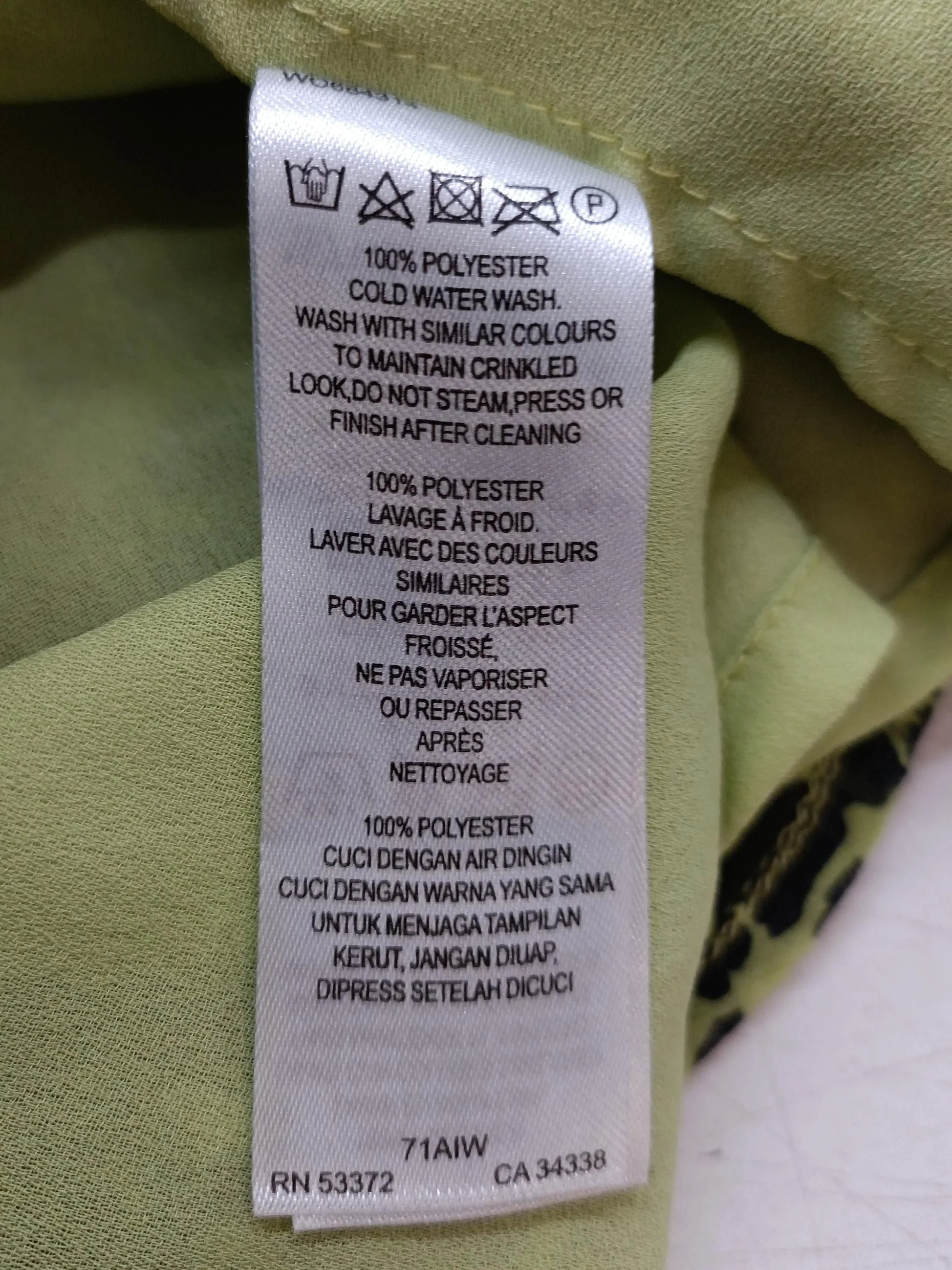 French Connection Skater Mini Dress S in Green - Image 6
